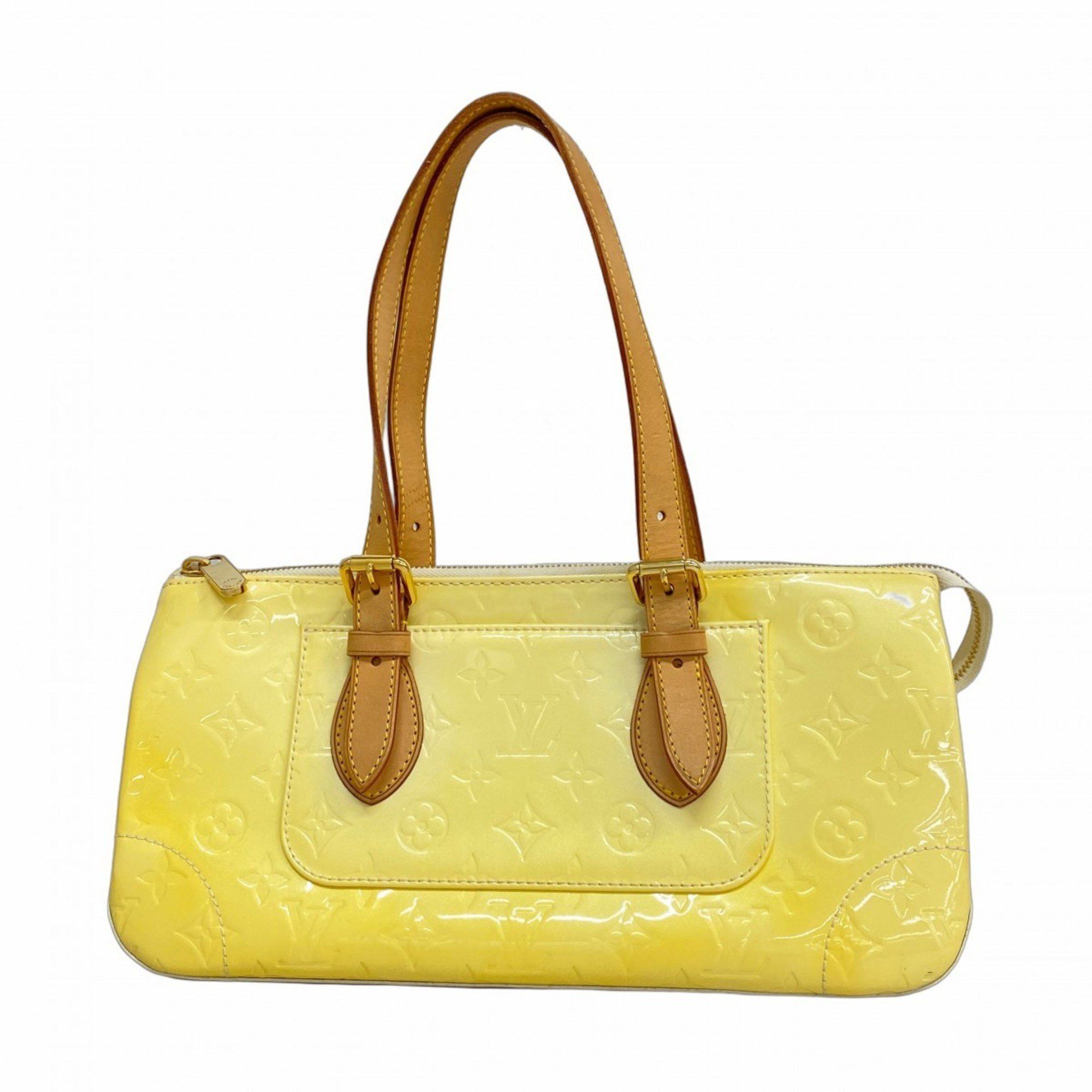 Louis Vuitton Shoulder Bag Vernis Rosewood Avenue M93508 Pearl Ladies, Women's