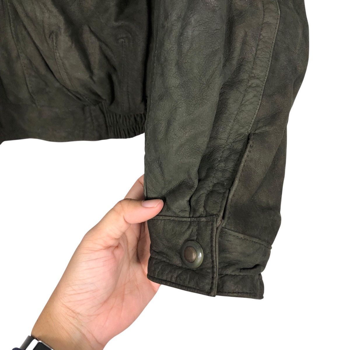 Japanese Brand 📌Vintage Leather Jacket Blanket Unbranded Jpn Issey Miyake Size US M / EU 48-50 / 2 - 16 Thumbnail