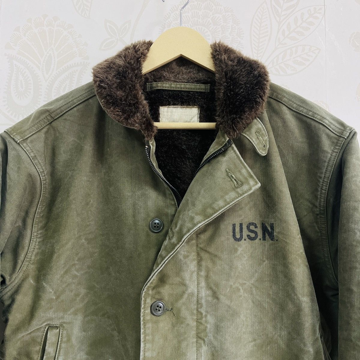 Buzz Rickson's × Toyo Enterprises Navy Department True Vintage 70s USN N-1 Military Jacket Size US L / EU 52-54 / 3 - 22 Thumbnail