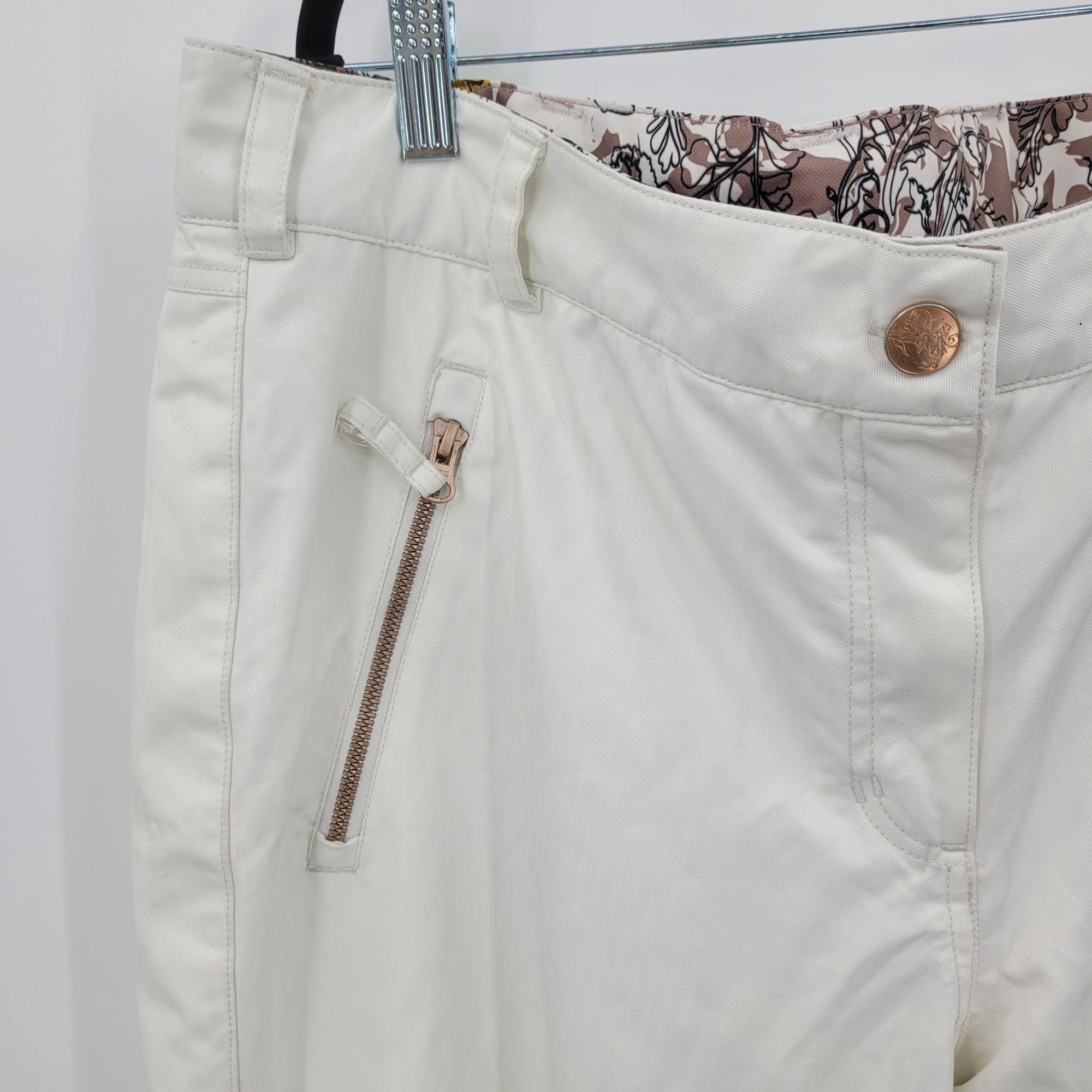 Obermeyer Obermeyer Ladies16 White Delia Snow Pants Snowboarding Winte Size 38" / US 16 / IT 52 - 5 Thumbnail