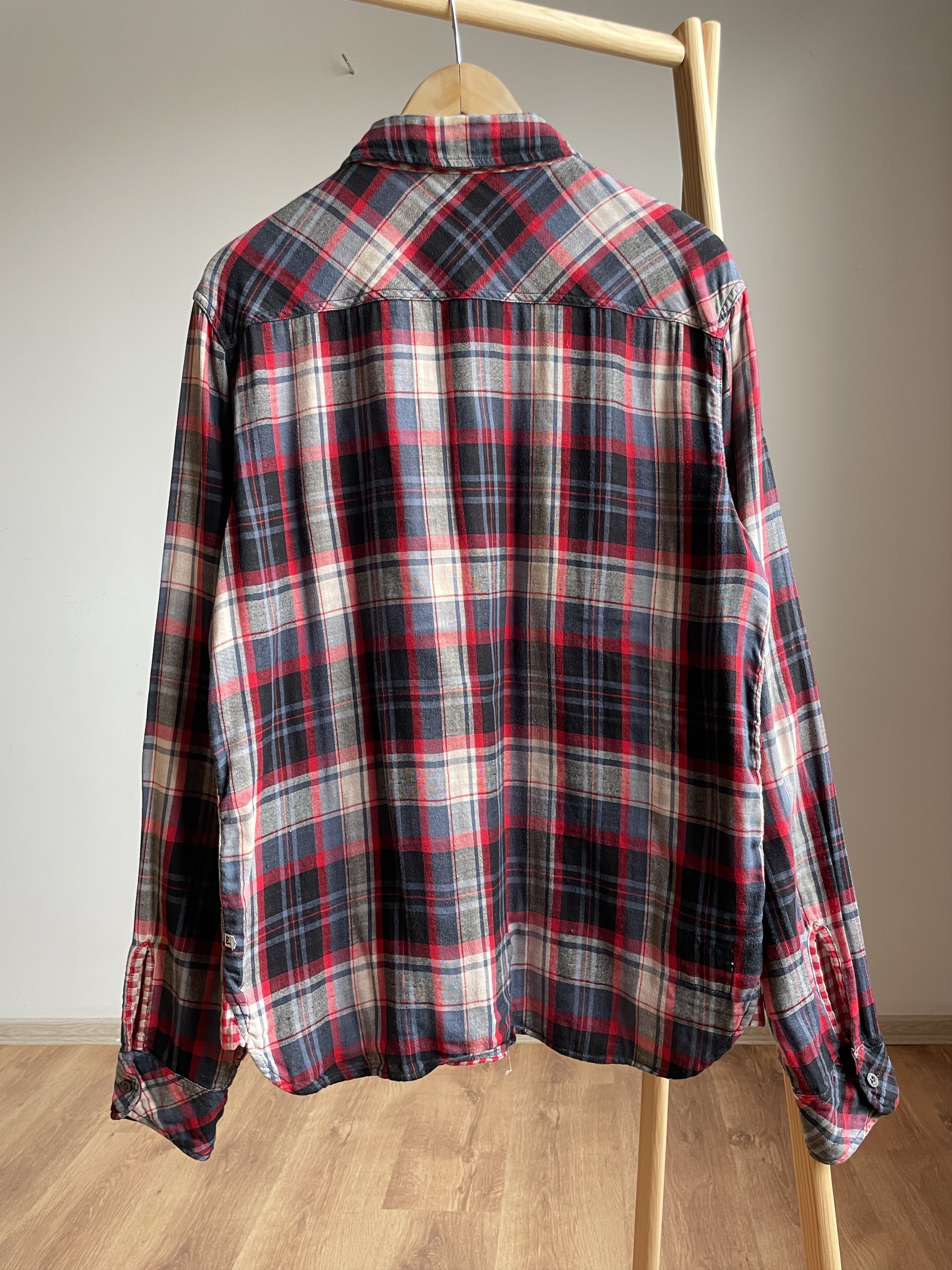Edwin Edwin Plaid Shin Double Face Shirt Size L Size US L / EU 52-54 / 3 - 2 Thumbnail