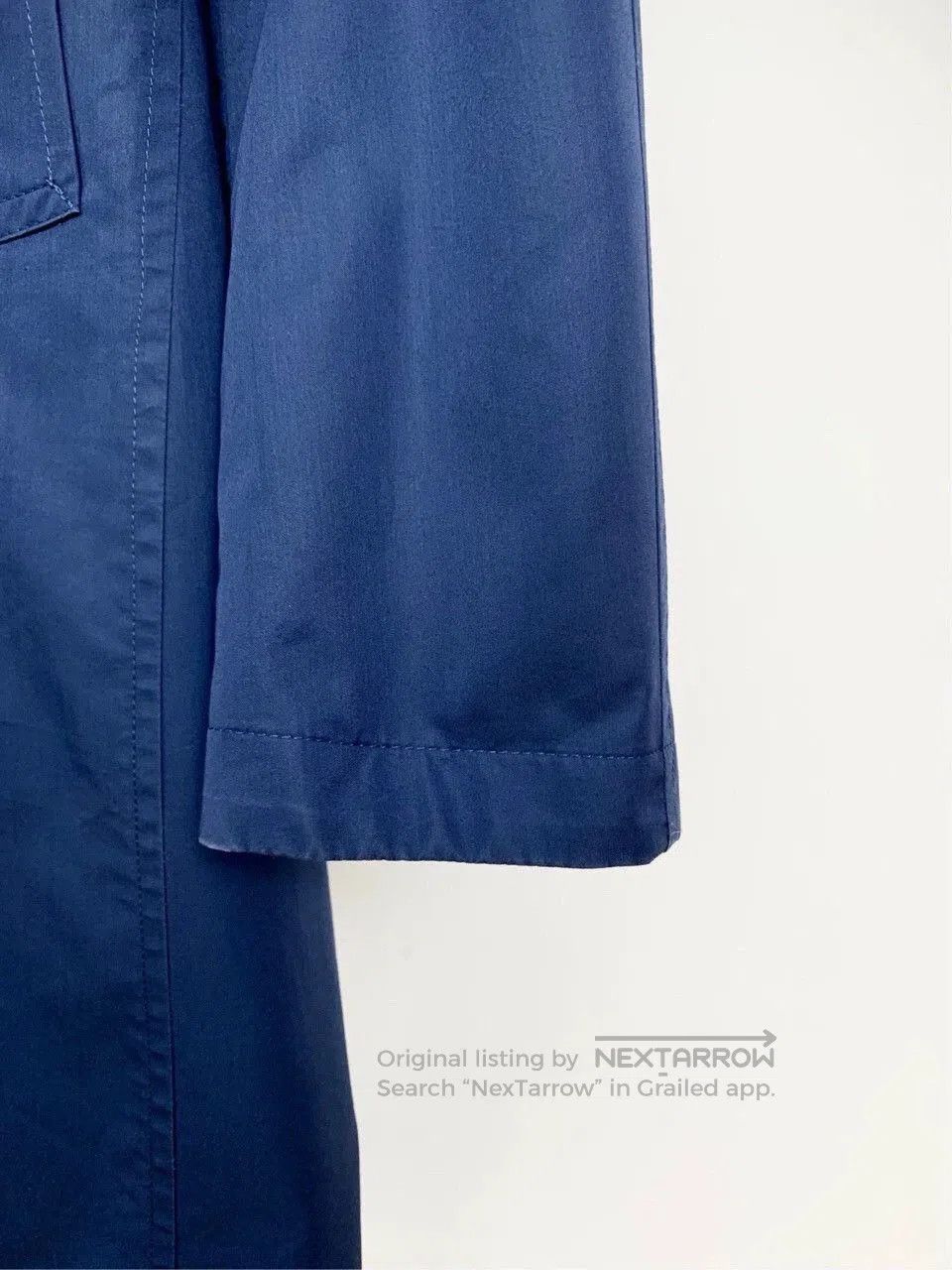 Thom Browne Thom Browne Blue Cotton Long Trench Coat. Size US S / EU 44-46 / 1 - 3 Thumbnail