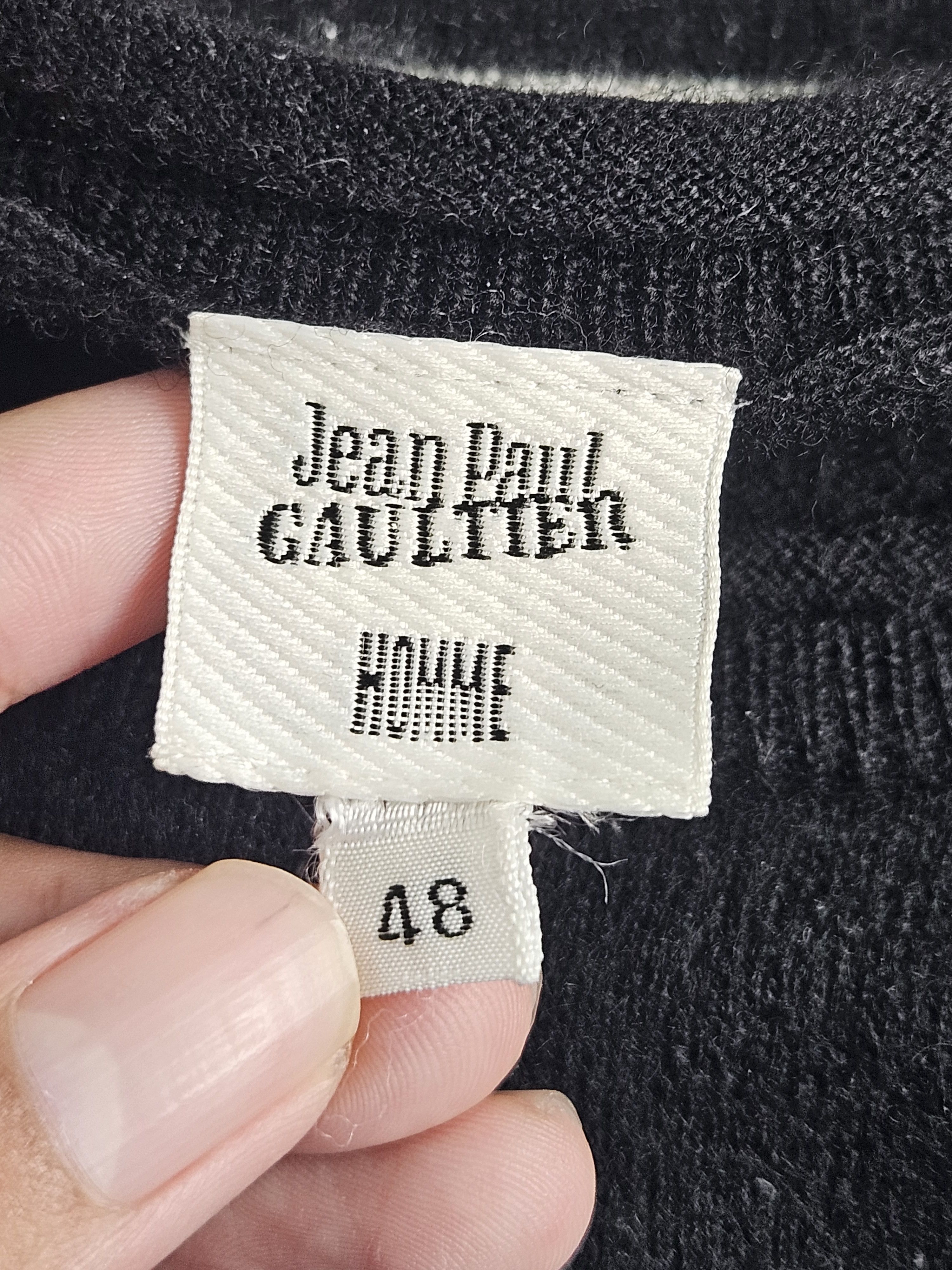 Jean Paul Gaultier Jean Paul Gaultier Homme JPG wool Longsleeve Size S / US 4 / IT 40 - 4 Thumbnail