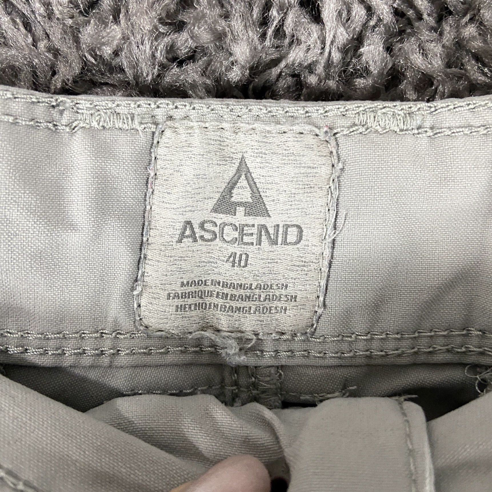 ASCENO Ascend Chino Shorts Mens 40 Gray Size US 40 / EU 56 - 6 Thumbnail