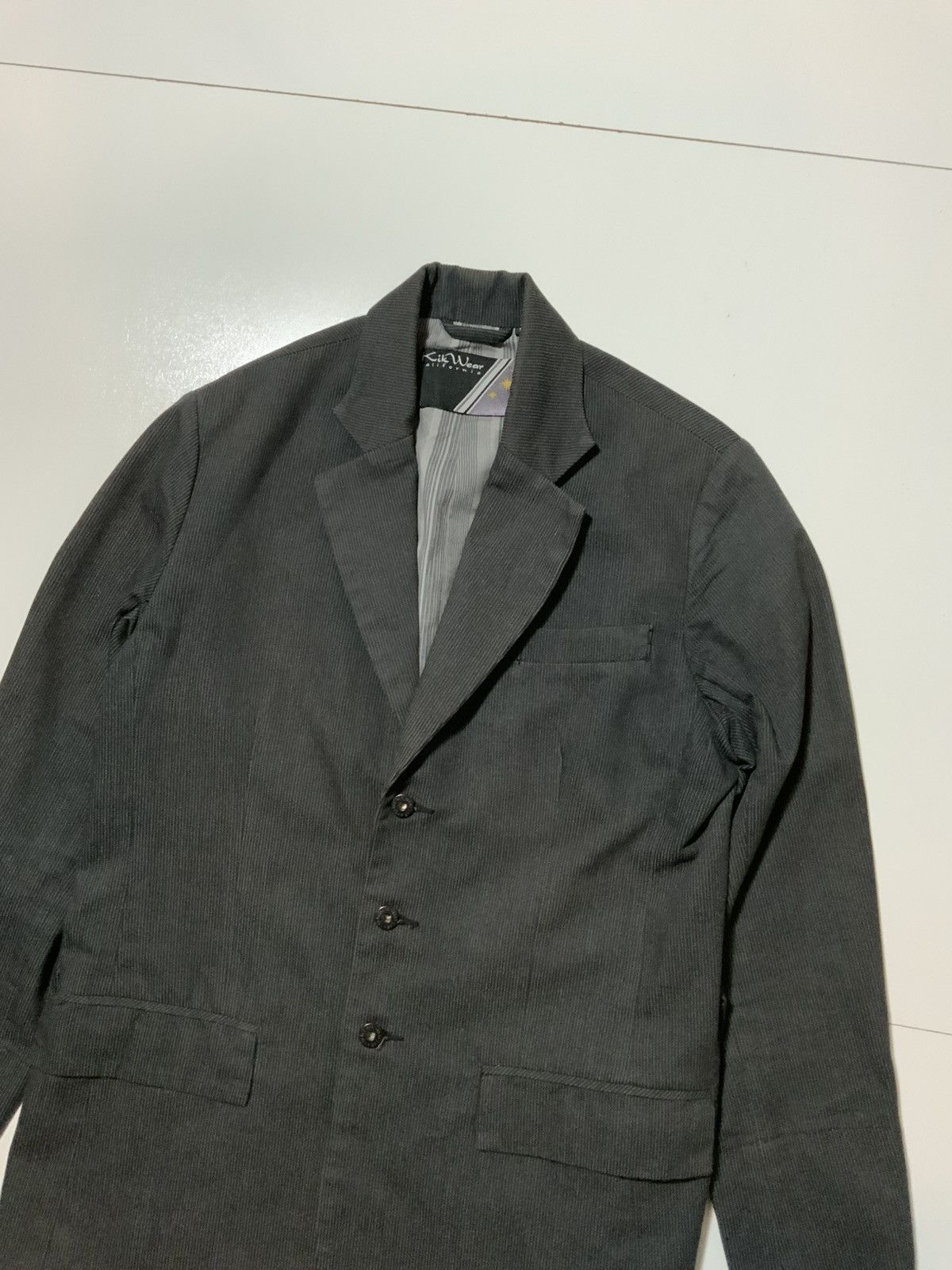Vintage Vintage Y2K Kikwear California Striped Steampunk Jacket Size US S / EU 44-46 / 1 - 5 Thumbnail