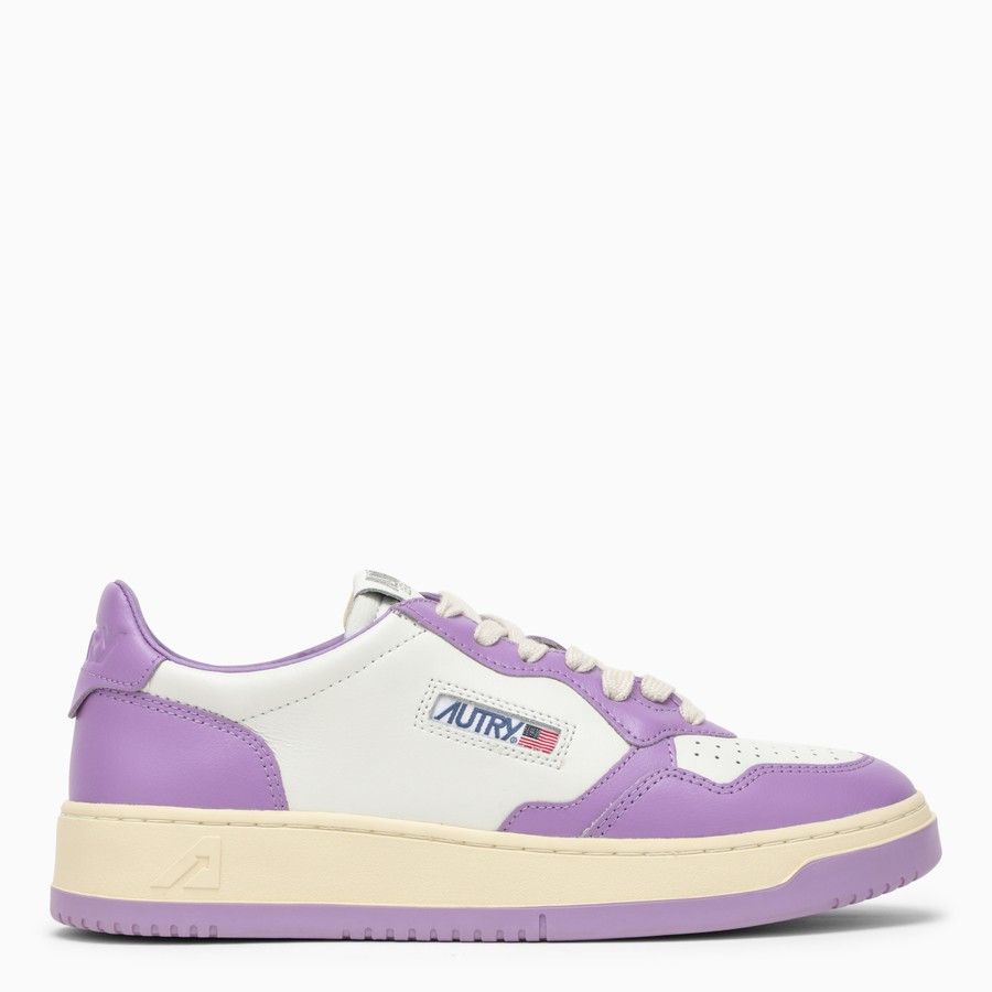 AUTRY o1d2blof0824 Low-Top Trainers in White & Purple Size US 10 / IT 40 - 1 Thumbnail