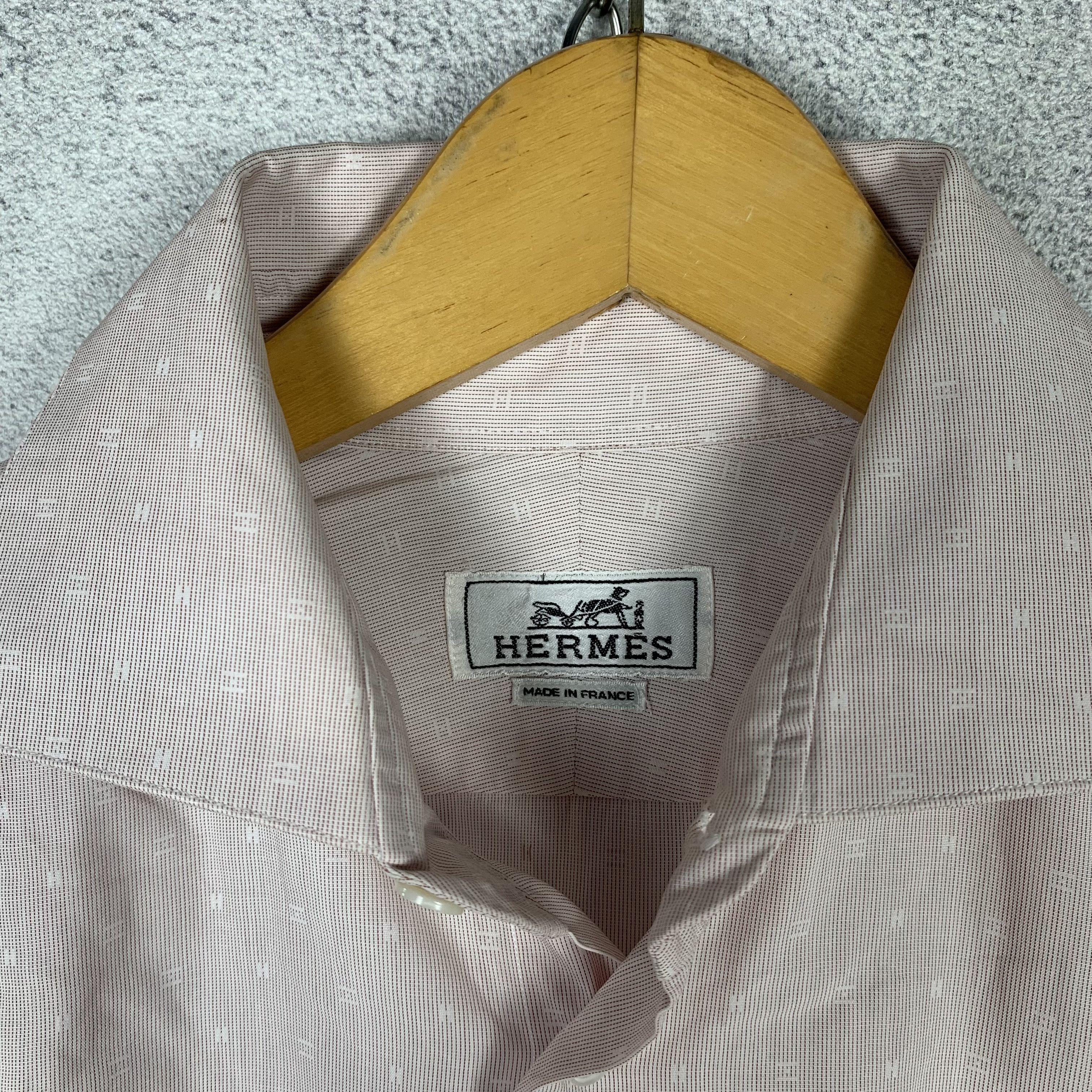 Hermes Vintage Hermes Shirt Size US M / EU 48-50 / 2 - 6 Thumbnail