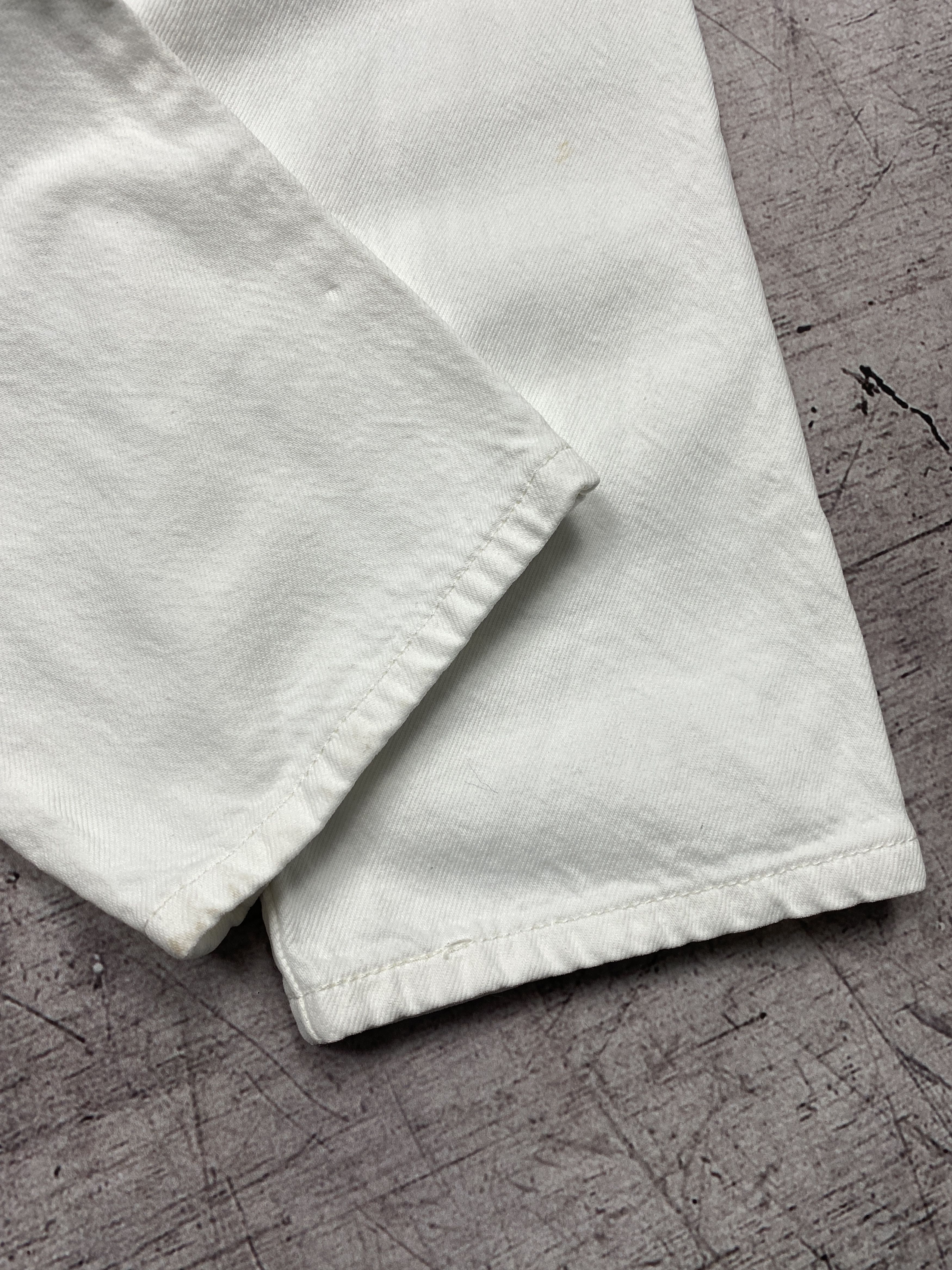 Levi's × Levi's Vintage Clothing Levis Womens White Denim Pants Jeans Size 27" / US 4 / IT 40 - 6 Thumbnail