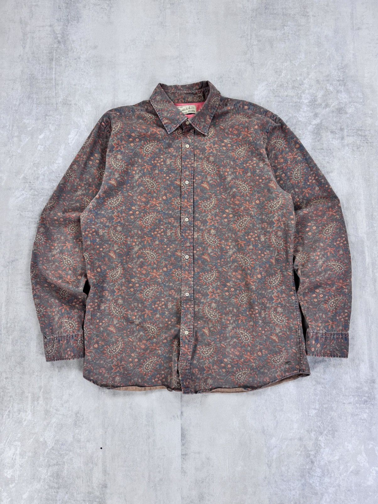 Scotch & Soda Scotch&Soda Military Shirt long sleeve Mens size XXL Size US XXL / EU 58 / 5 - 1 Thumbnail