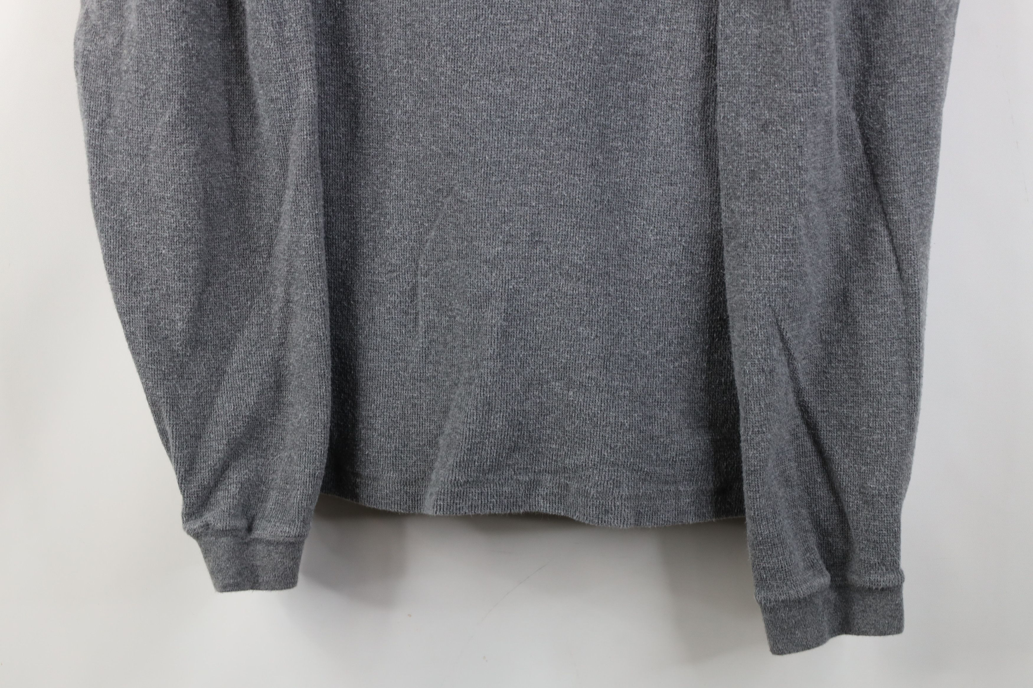 Vintage Vintage 90s Streetwear Marled Thermal Knit Henley T-Shirt Size US L / EU 52-54 / 3 - 3 Thumbnail
