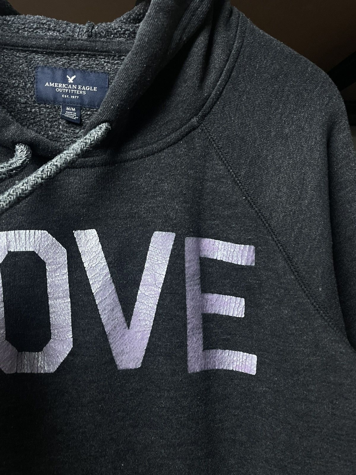 American Eagle Outfitters American Eagle Outfitters gray pullover hoodie Size M / US 6-8 / IT 42-44 - 3 Thumbnail
