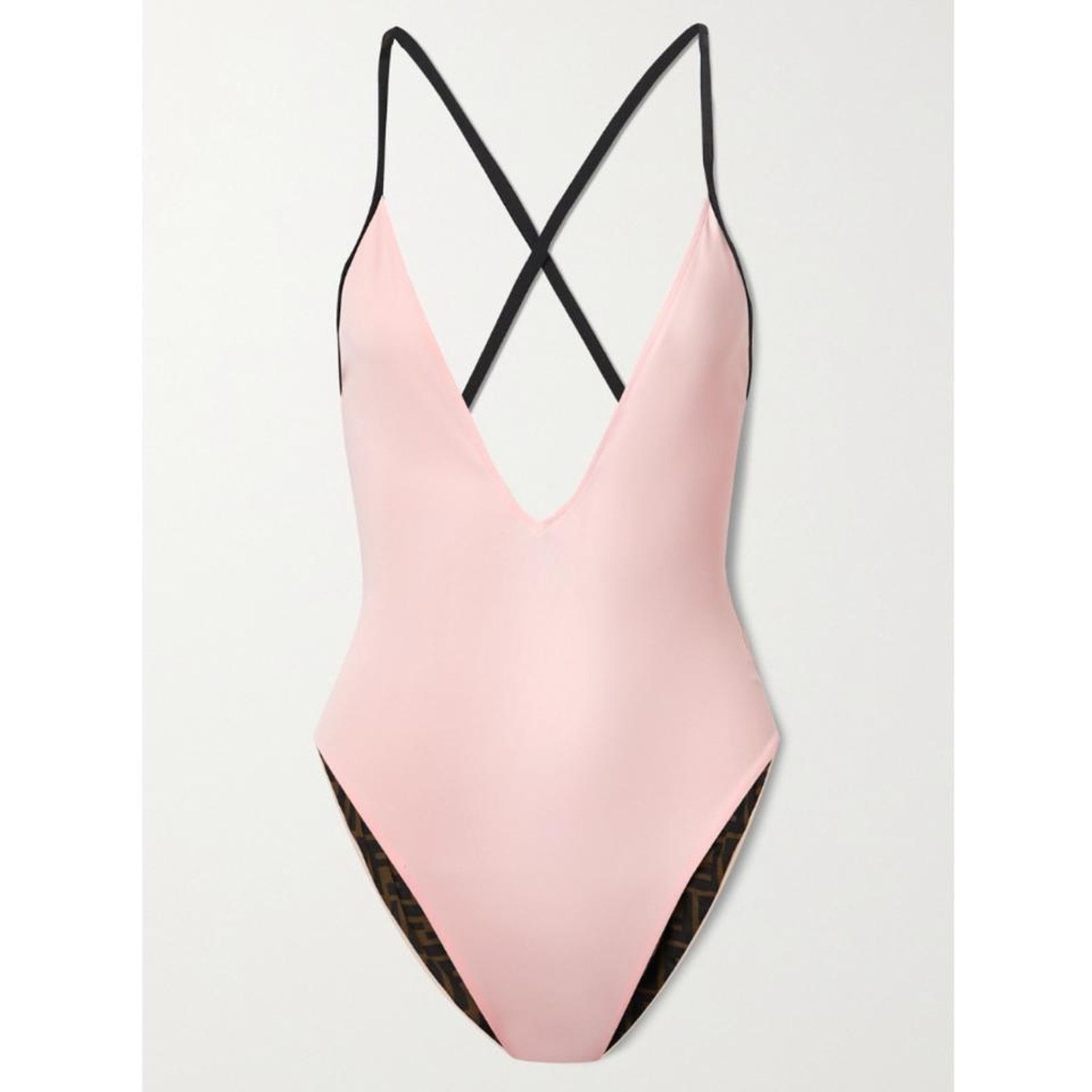 Fendi FF logo V neck reversible swimsuit Size M / US 6-8 / IT 42-44 - 5 Thumbnail