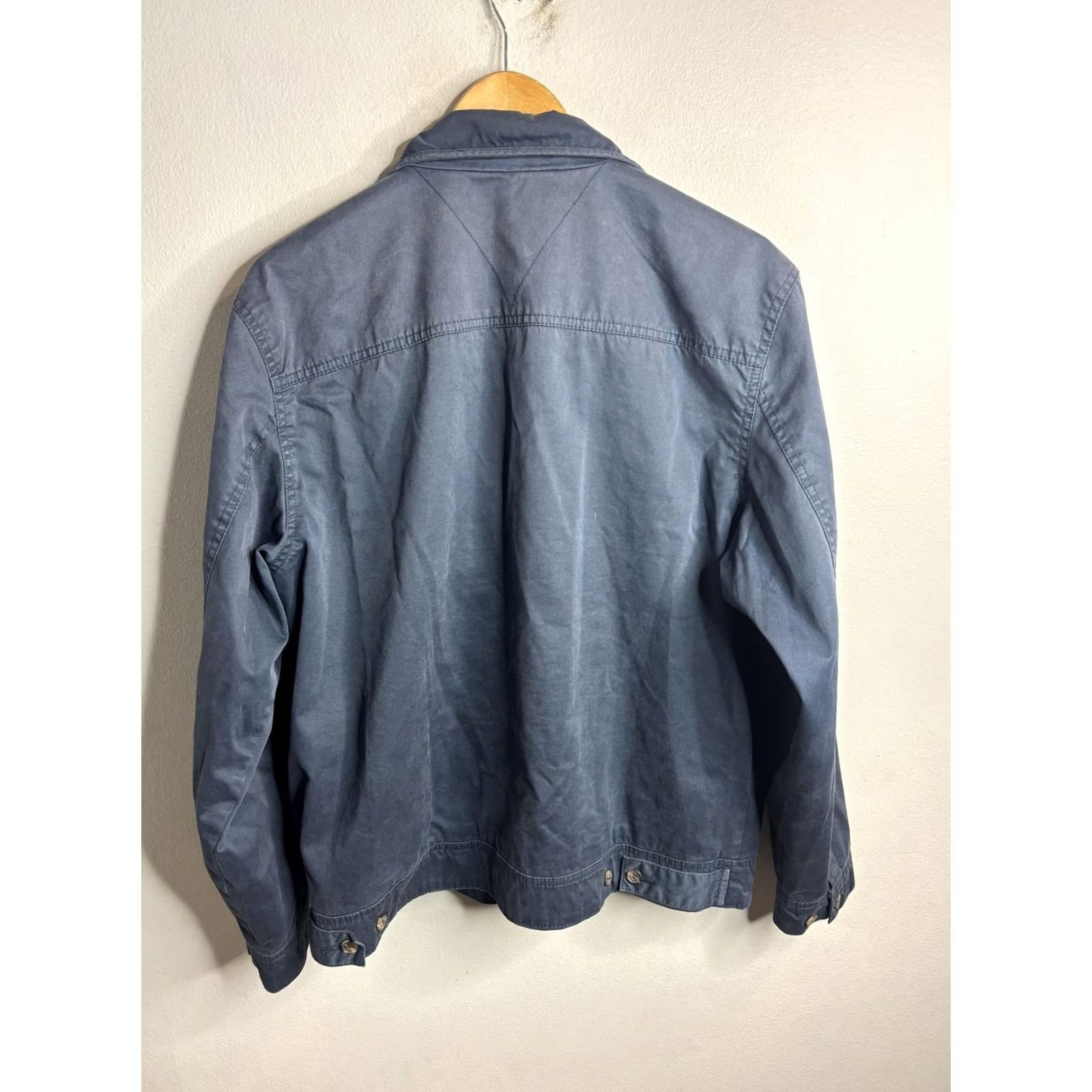 Tommy Hilfiger Tommy Hilfiger Jacket Mens M Blue Cotton Lined Bomber Full Zip Collared Size US M / EU 48-50 / 2 - 5 Thumbnail