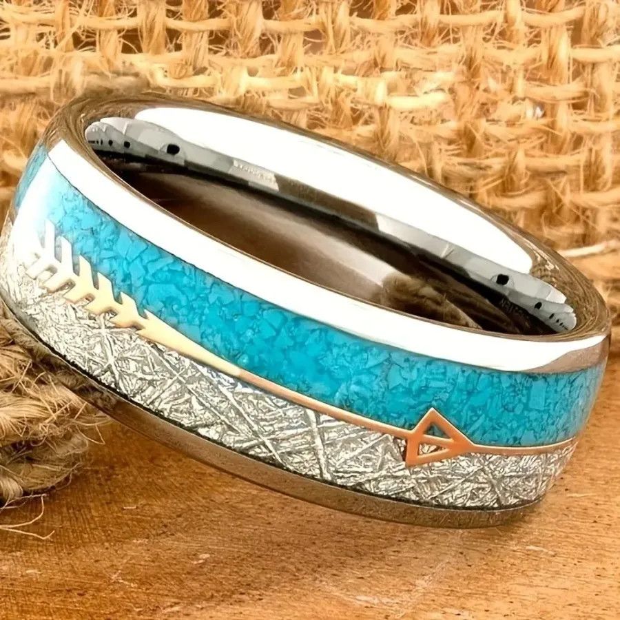Jewelry Arrow Meteorites Turquoise Rings Size ONE SIZE - 3 Thumbnail