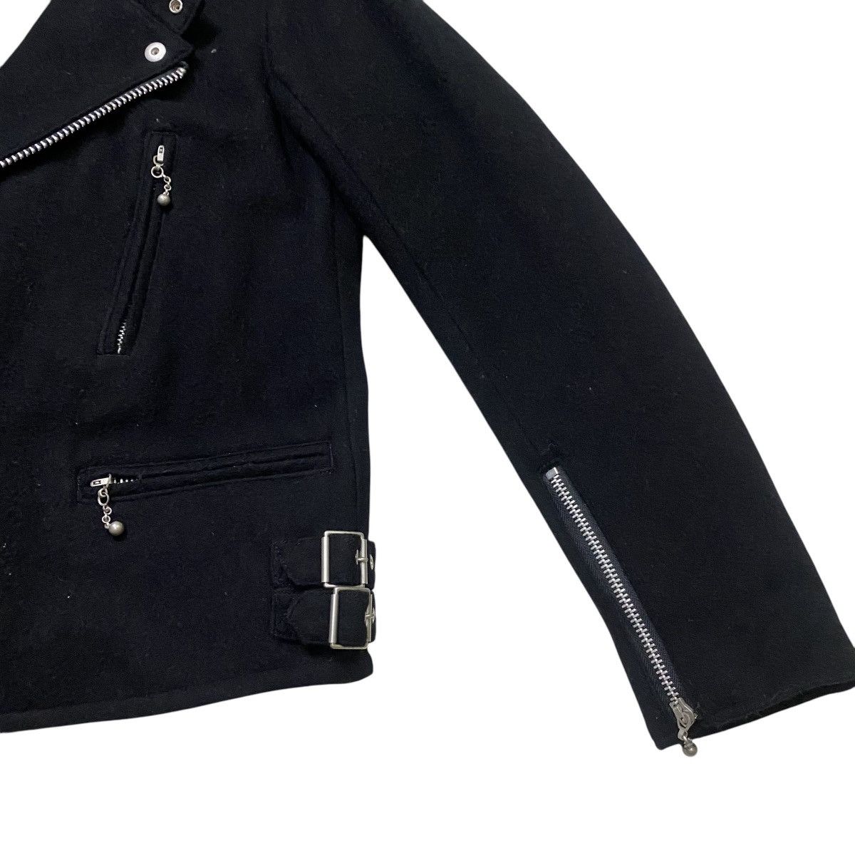 Designer × Japanese Brand Rope J consection motocyle wool jacket Size US M / EU 48-50 / 2 - 7 Thumbnail