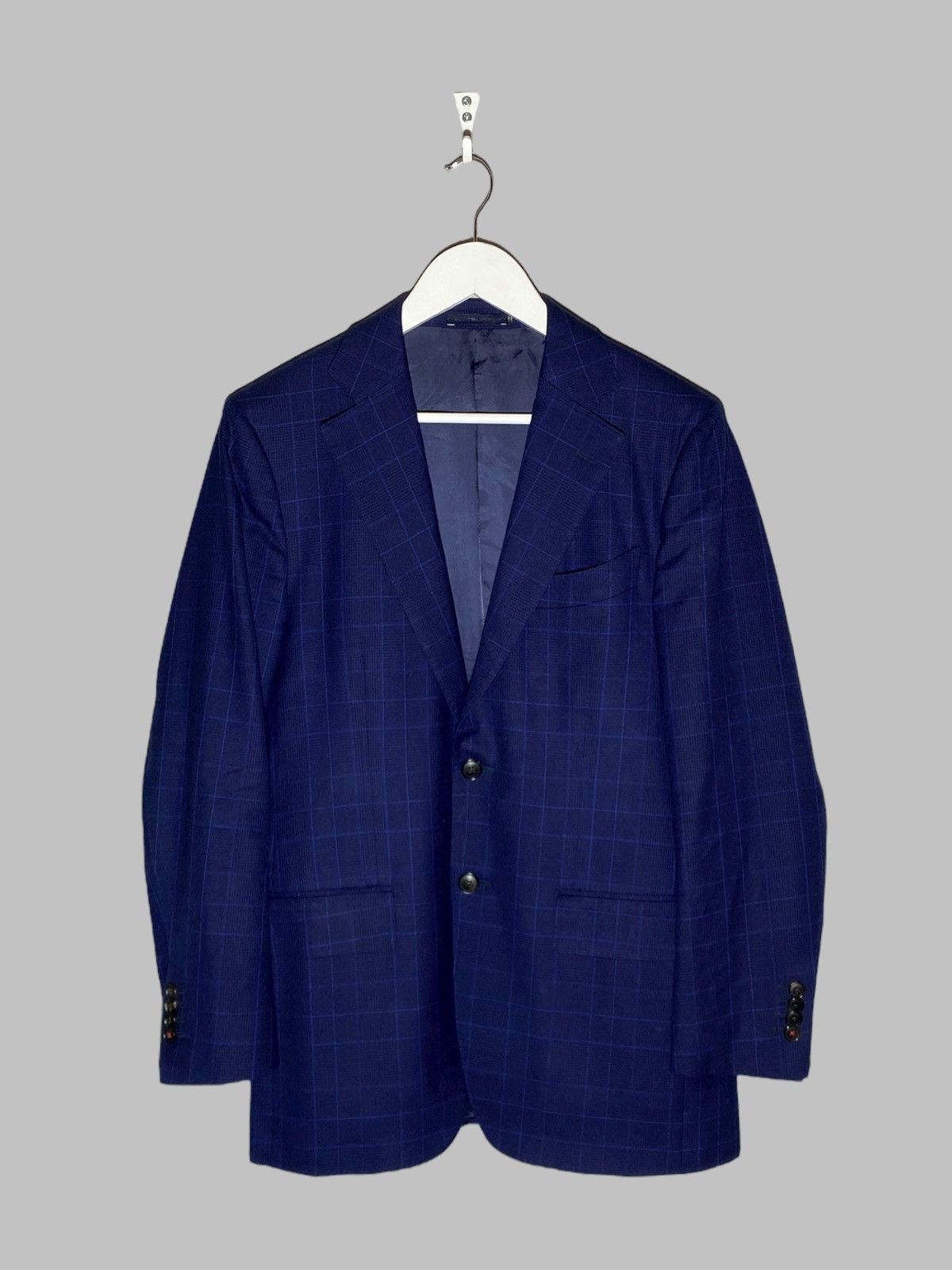 Suitsupply Suitsupply Pure Wool Checkered Blazer 2 Button Sport Coat Size 48S - 1 Thumbnail