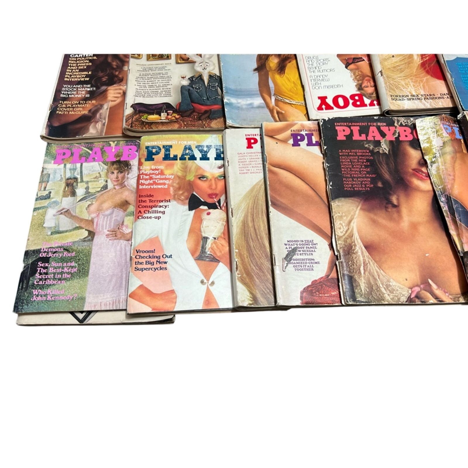 Playboy Vintage 1960s, 70s 80’s Mixed Playboy 29CT Magazine Lot RARE Size ONE SIZE - 2 Thumbnail