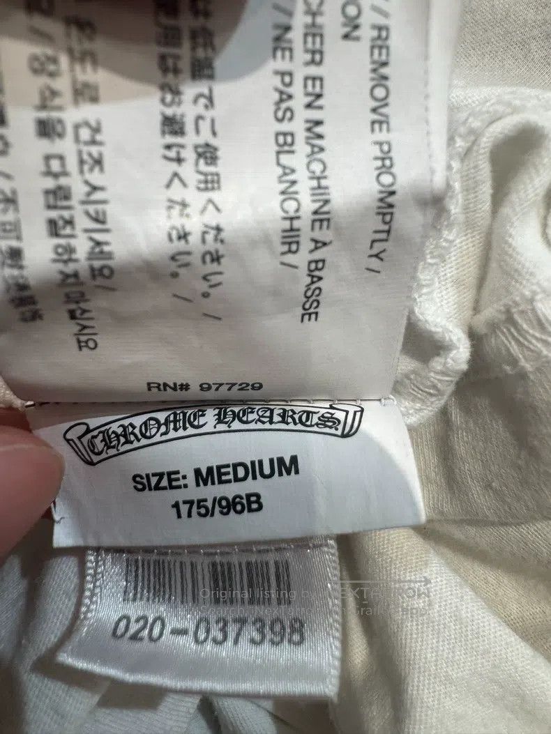 Chrome Hearts CHROME HEARTS Size M Three-element white long sleeves in Sa Size US M / EU 48-50 / 2 - 5 Thumbnail