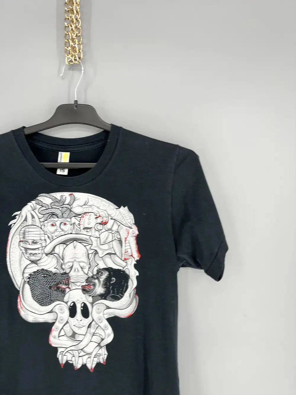 Band Tees Skulls Vintage Y2K Rock Metal Size S Black Humor Logo Size US S / EU 44-46 / 1 - 5 Thumbnail