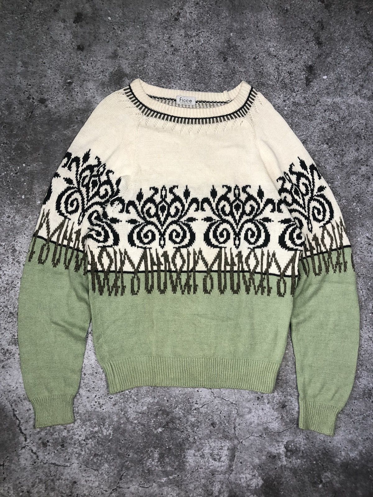Yoshiyuki Konishi Vintage Ficce Yoshiyuki Konishi Sweatershirt Size US M / EU 48-50 / 2 - 2 Thumbnail