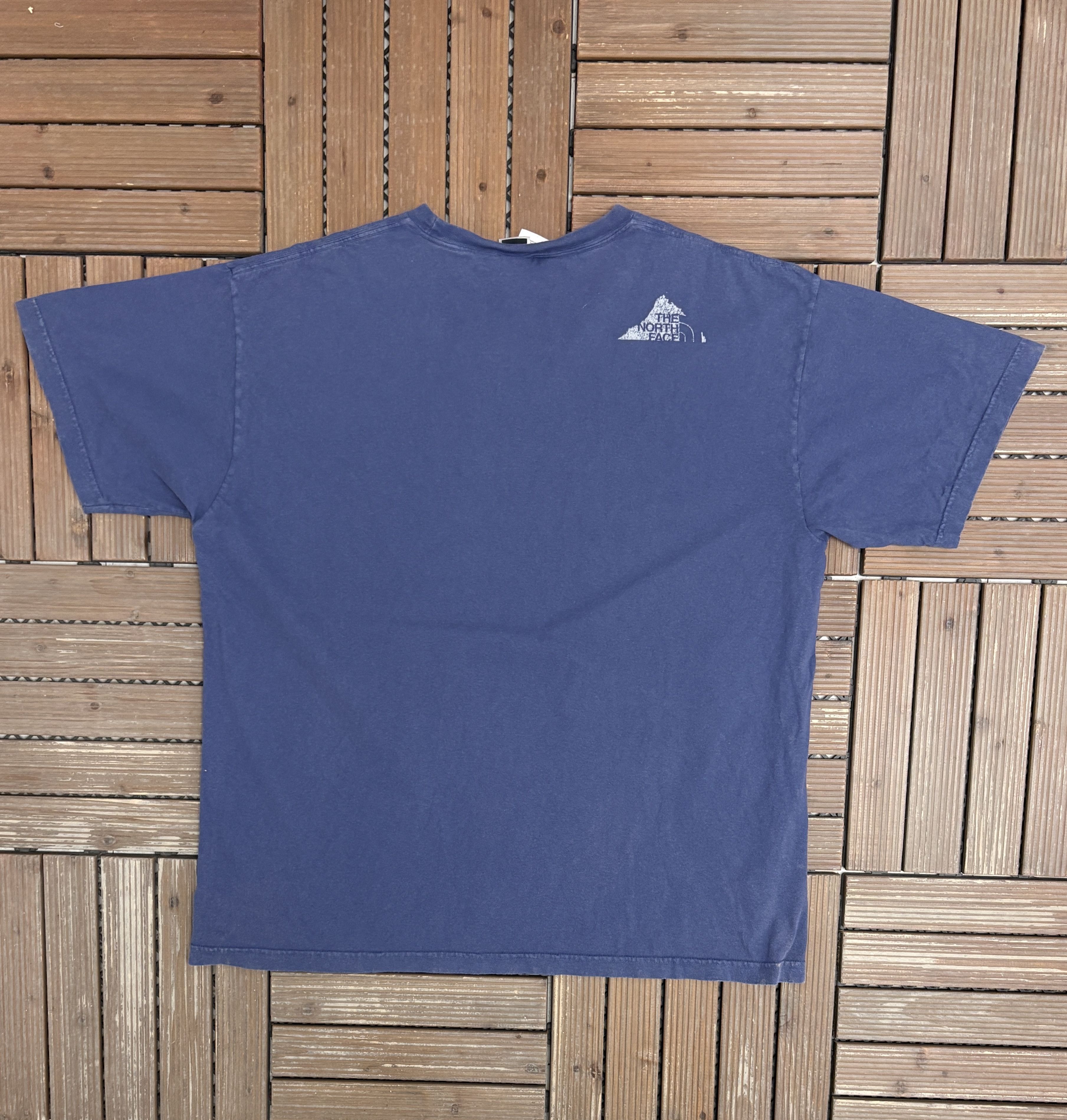 The North Face The North Face Striped Vintage Blue T-Shirt Tee Size US XL / EU 56 / 4 - 4 Thumbnail