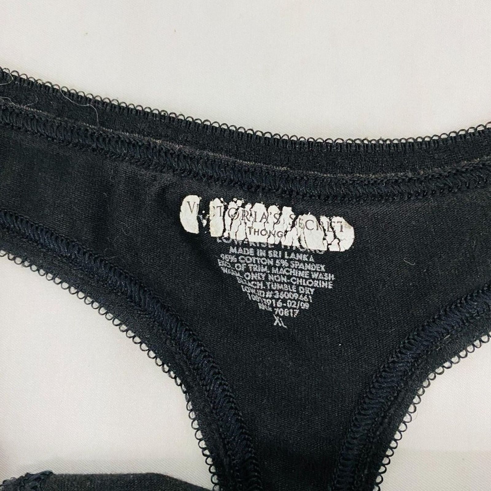 Victoria's Secret Vintage Victoria Secret Signature Waistband V Panty XL Size ONE SIZE - 2 Thumbnail