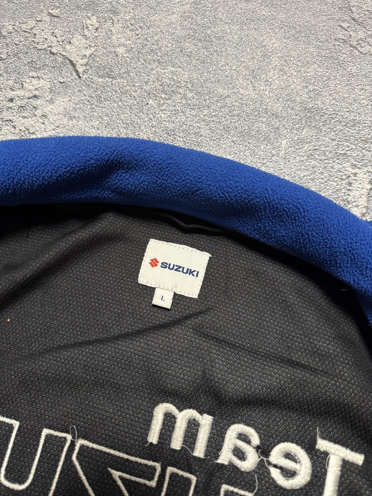Vintage Suzuki Fleece Track Jacket Vintage