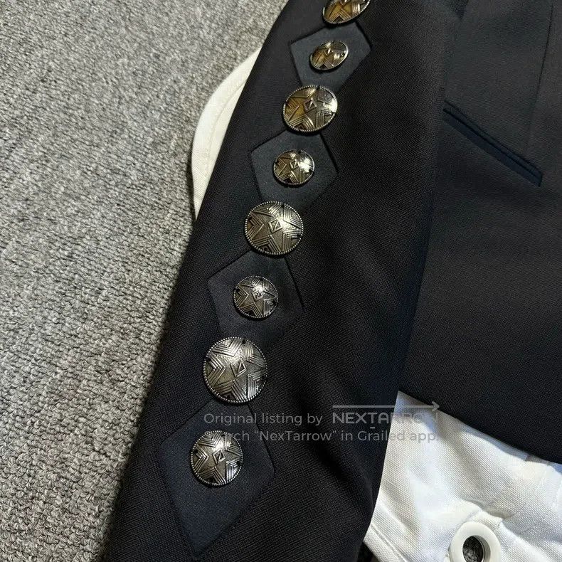 Dior Dior Black stand-up collar arm copper jacket Size US S / EU 44-46 / 1 - 2 Thumbnail