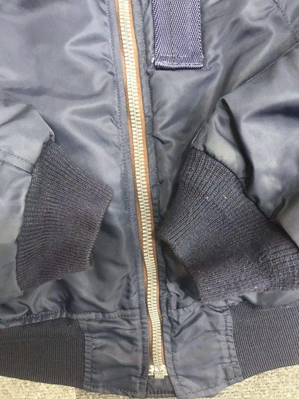 Japanese Brand Bomber B-15 riri Zipper Bomber Jacket Size US M / EU 48-50 / 2 - 10 Thumbnail