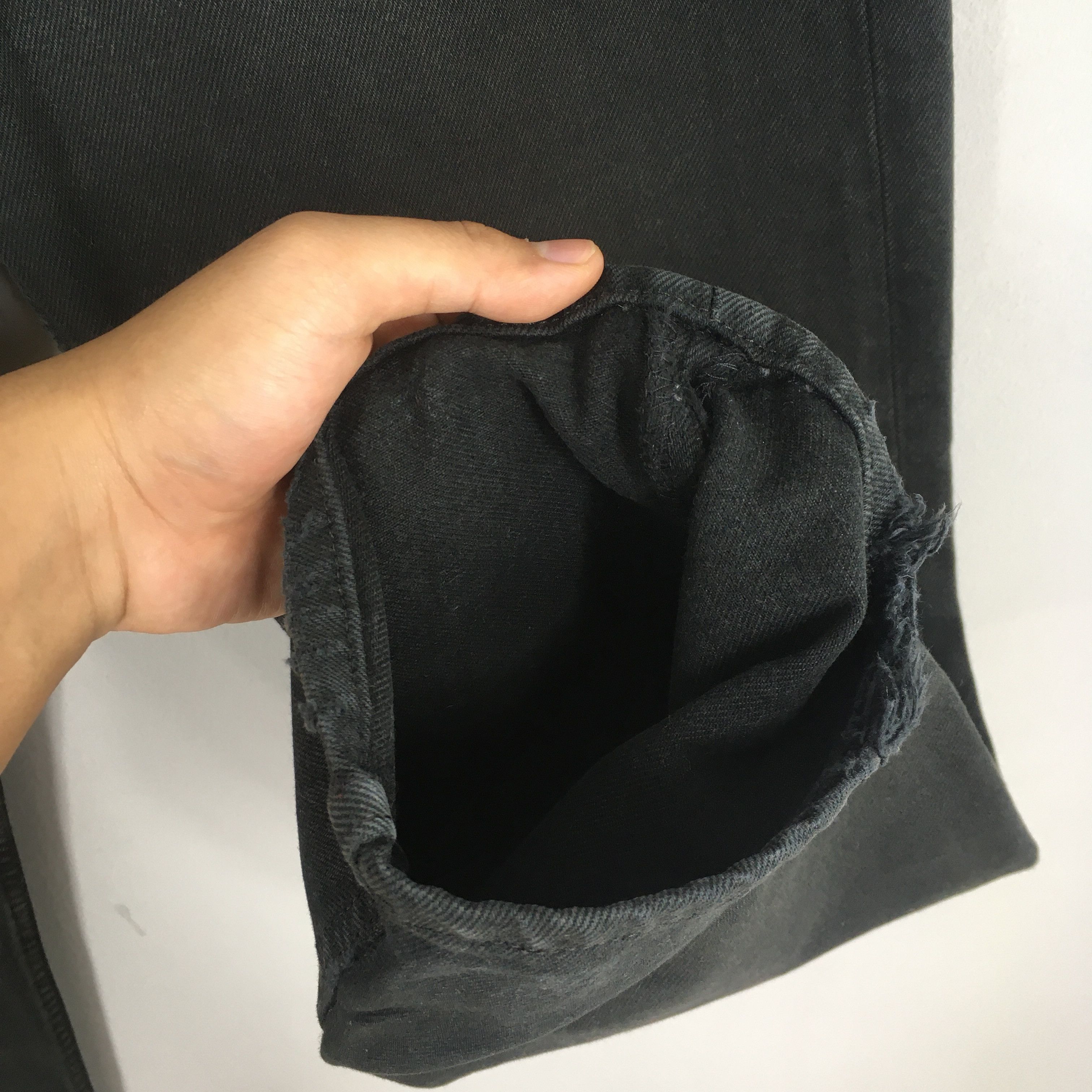 Levi's Size 30x29.5 Vintage 90s Levi's 501 Black Jeans S341 Size US 30 / EU 46 - 5 Thumbnail