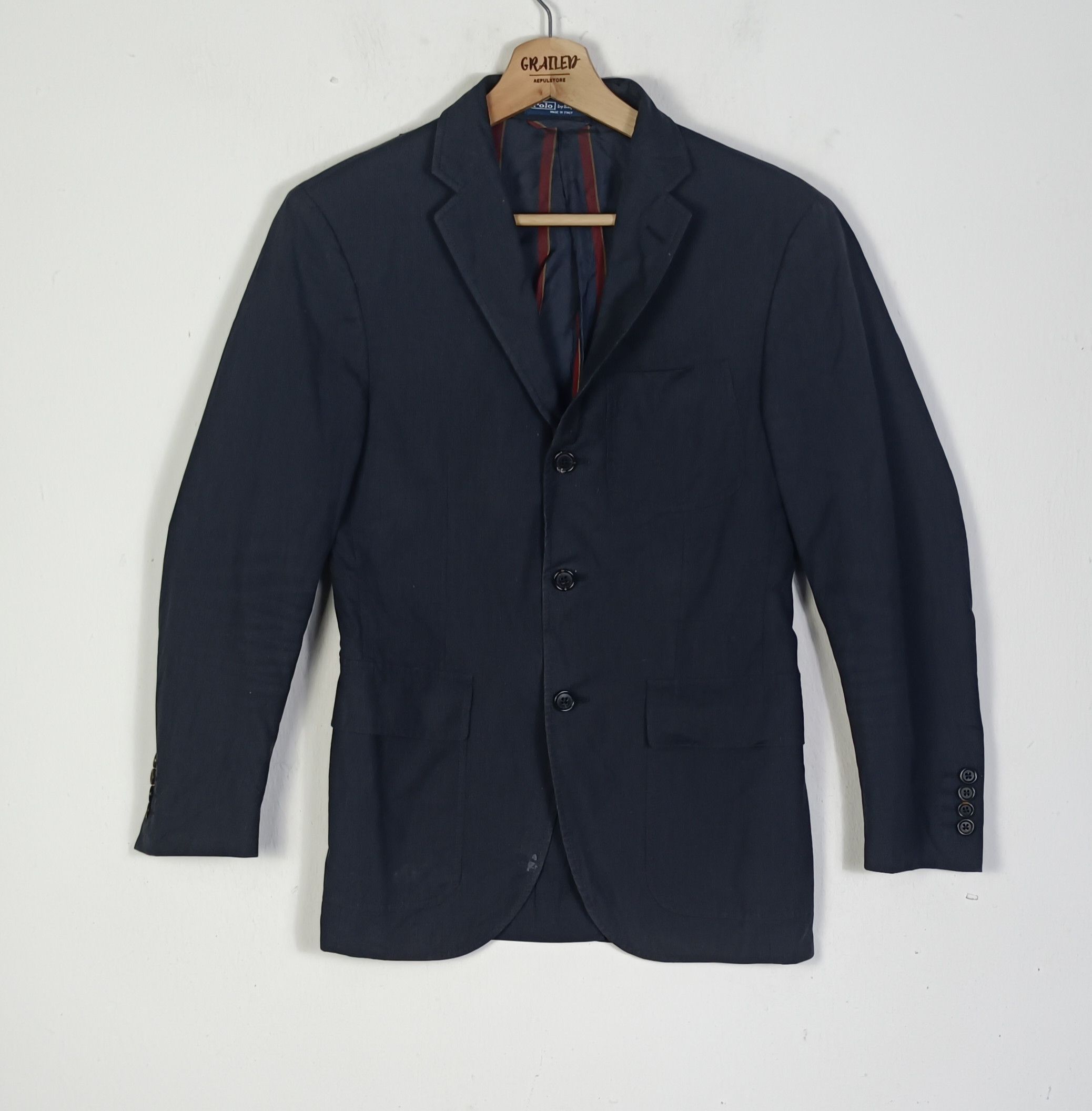 Polo Ralph Lauren Vintage Polo Ralph Lauren Suits Italy Designer Size 38S - 1 Thumbnail