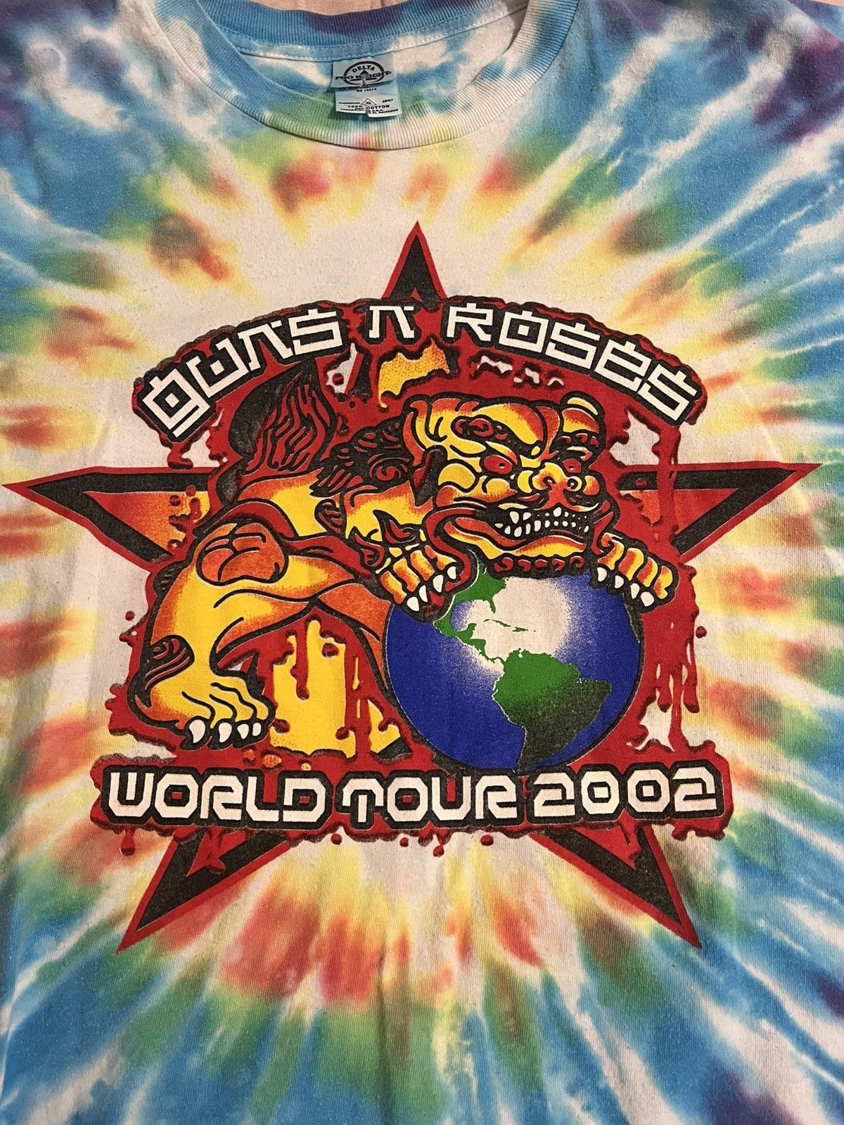 Delta Vintage 2002 Guns N Roses Chinese Democracy World Tour 2002 Size US XL / EU 56 / 4 - 5 Thumbnail