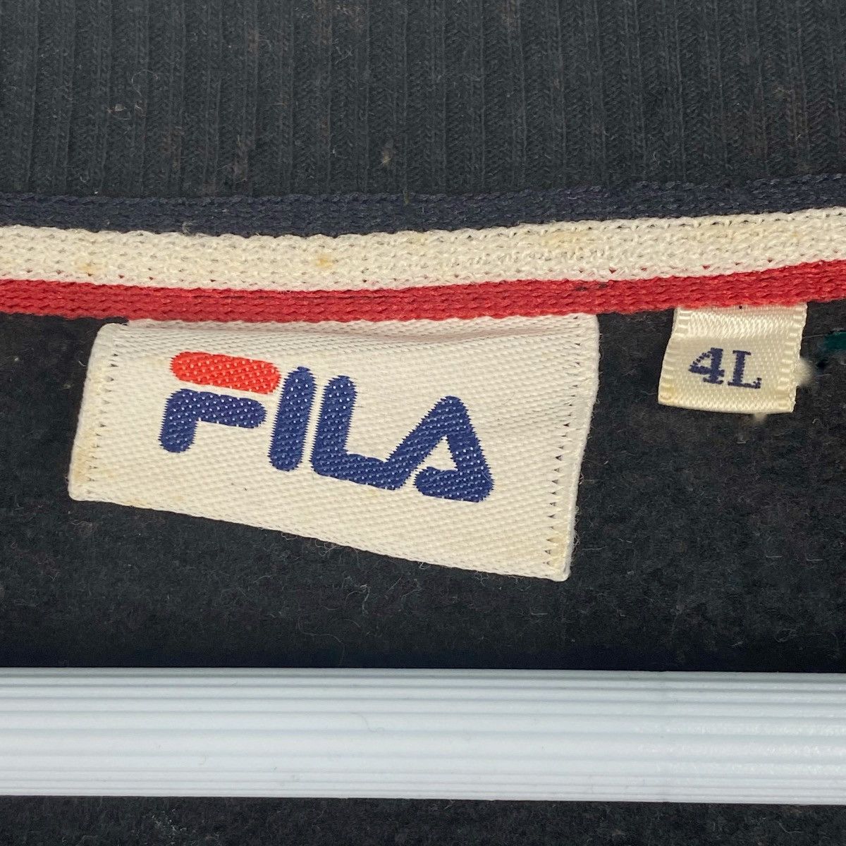 Fila Fila Big Logo Sweatshirt Crewneck Pullover Jumper Size US XXL / EU 58 / 5 - 6 Thumbnail