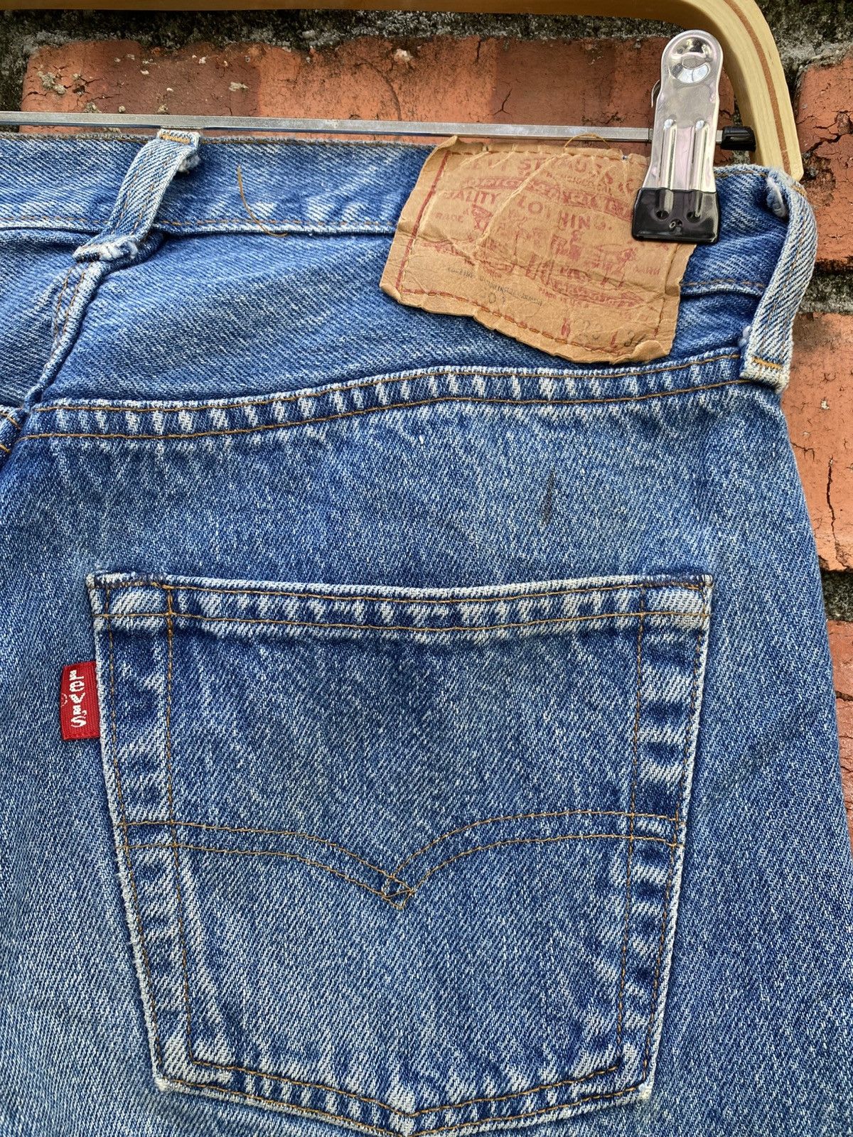 Levi's Vintage Clothing W28x30.5 Vintage levis 501 made in USA 80s Size 28" / US 6 / IT 42 - 3 Thumbnail