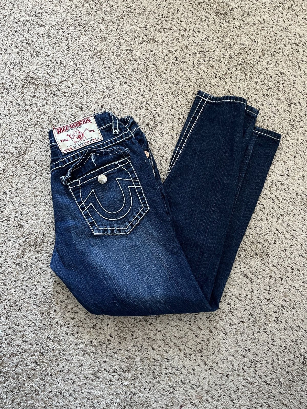 True Religion Vintage True Religion Contrast Stitching Denim Jeans Size US 36 / EU 52 - 1 Thumbnail