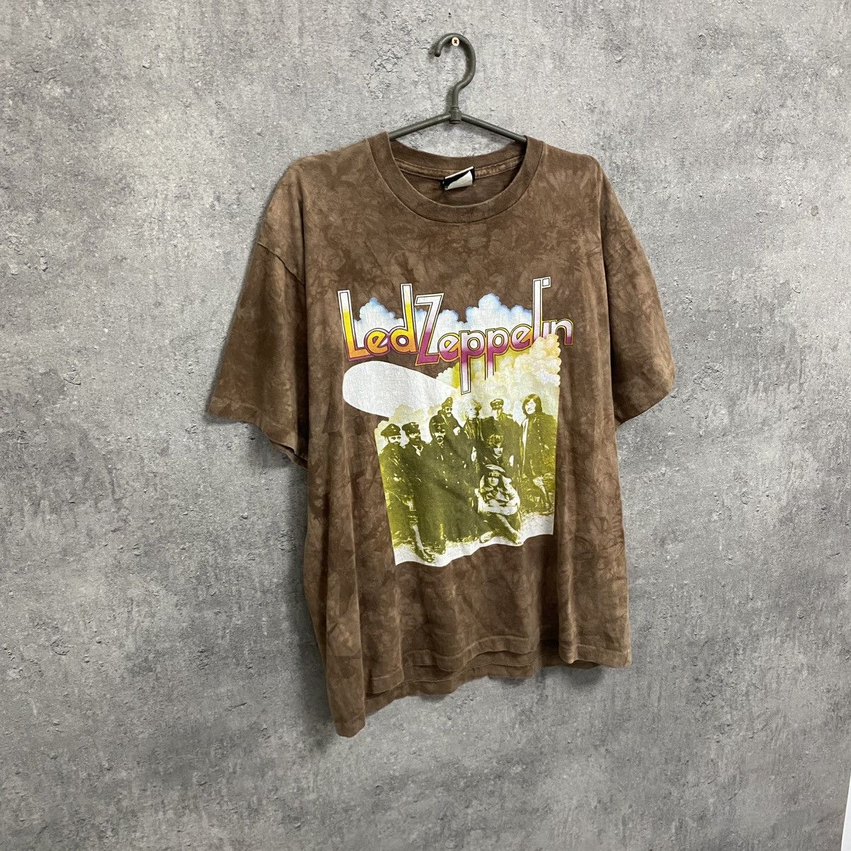 Led Zeppelin Vintage Led Zeppelin T Shirt Liquid Blue Vintage Band Tees Size US L / EU 52-54 / 3 - 3 Thumbnail