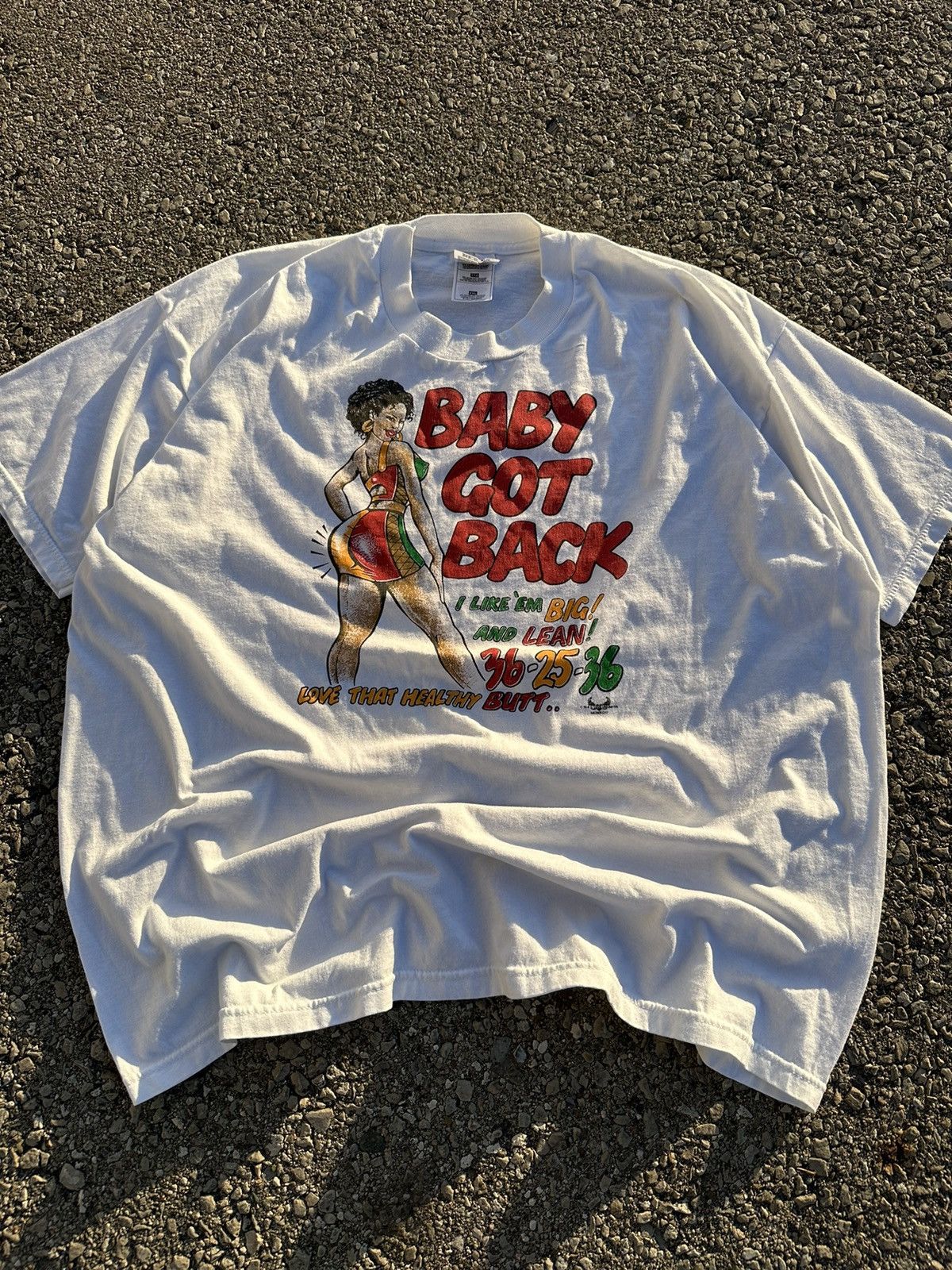 Rap Tees 90s Sir Mix-A-Lot Baby Got Back Vintage Rap Tee 1992 Size US XXL / EU 58 / 5 - 2 Thumbnail
