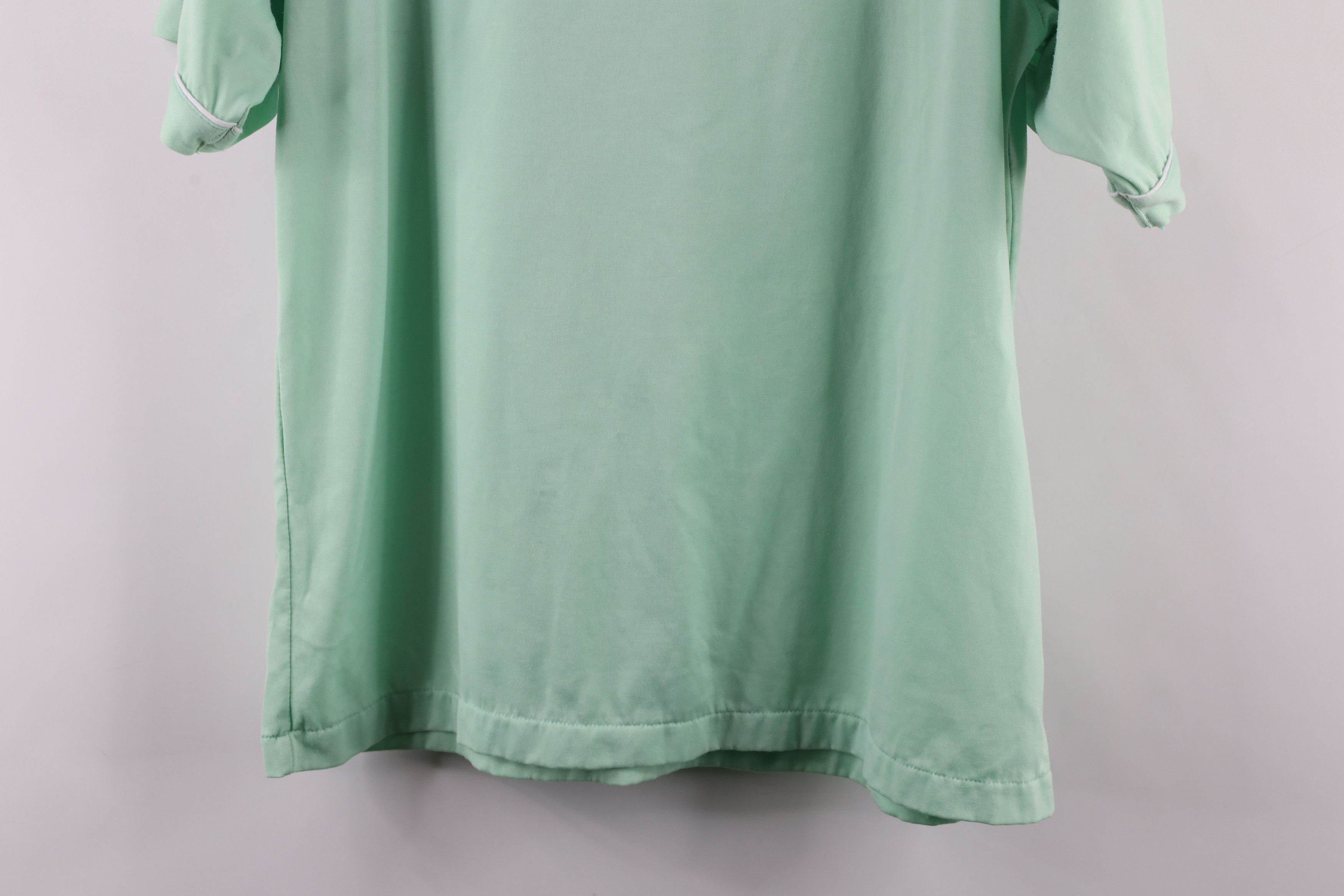 Vintage Vintage 90s Streetwear Short Sleeve Polo Shirt Mint Green Size US L / EU 52-54 / 3 - 8 Thumbnail