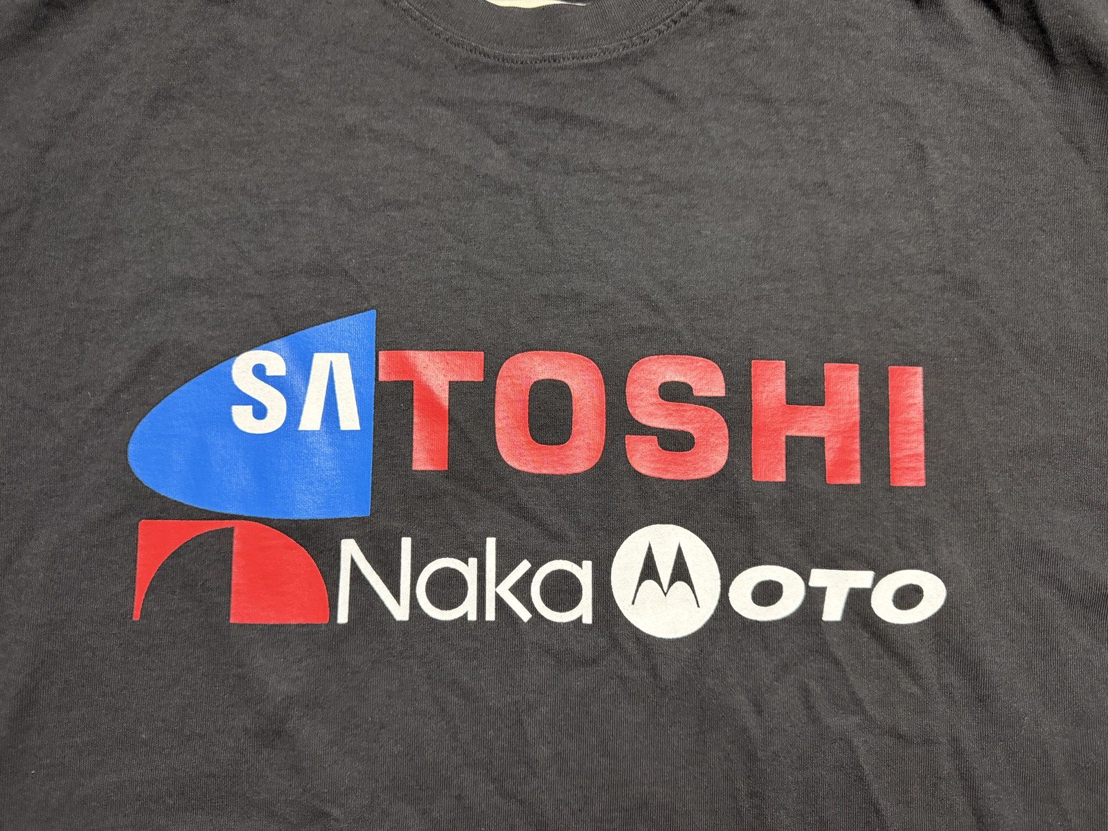 Satoshi Nakamoto Satoshi Nakamoto Tech Giants T-Shirt Black Size US M / EU 48-50 / 2 - 2 Thumbnail