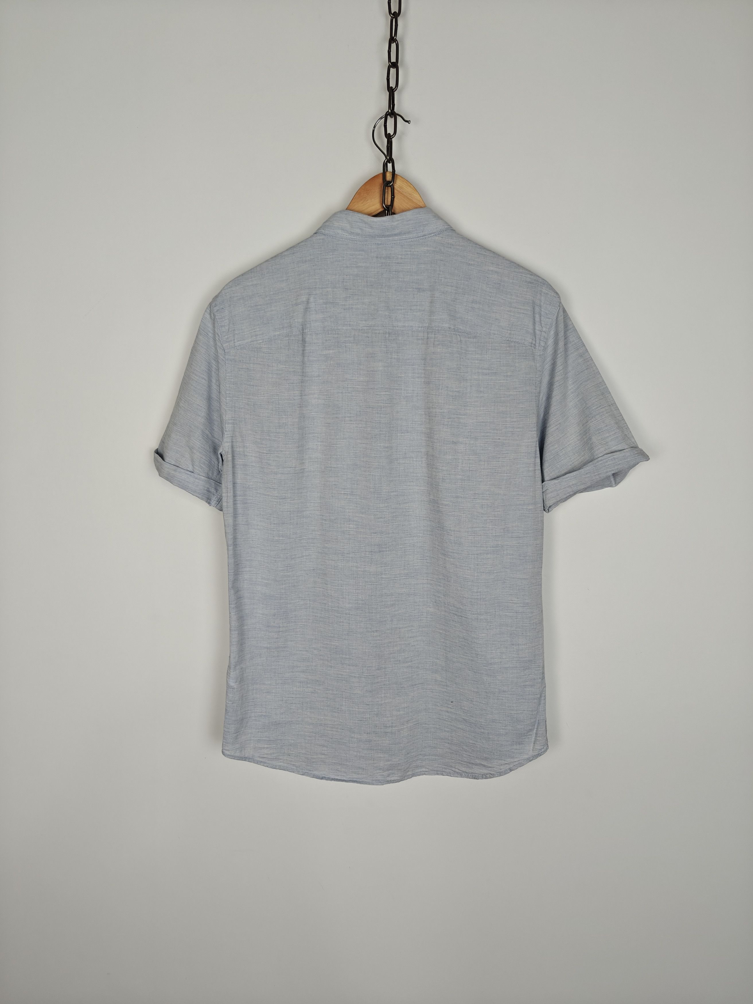 Allsaints Allsaints Avila SS Shirt Small Logo Light Blue size S Size US S / EU 44-46 / 1 - 7 Thumbnail