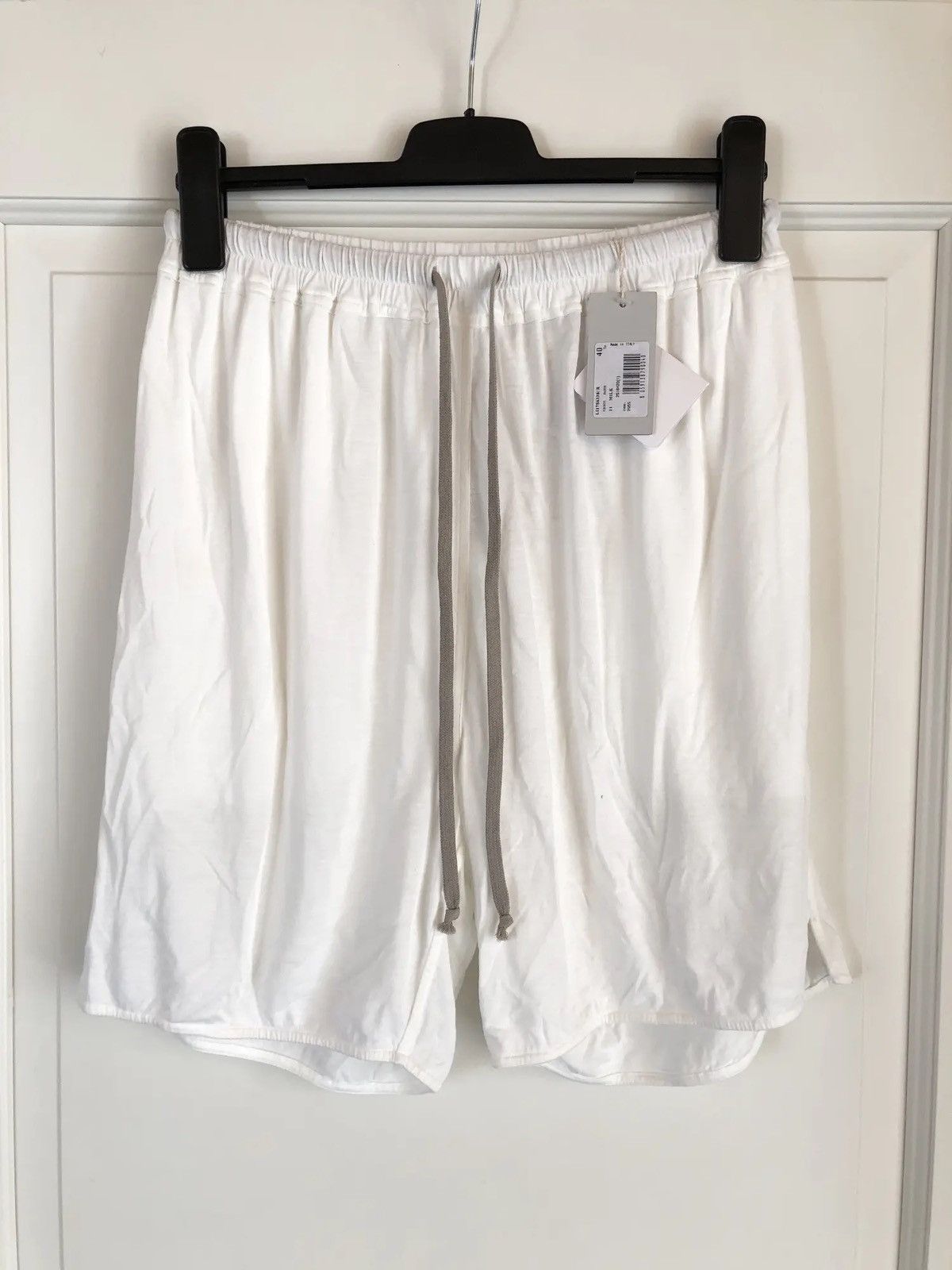 Rick Owens Rick Owens Lilies S/S 2017 White Shorts Drawstring NEW Size 27" / US 4 / IT 40 - 1 Thumbnail