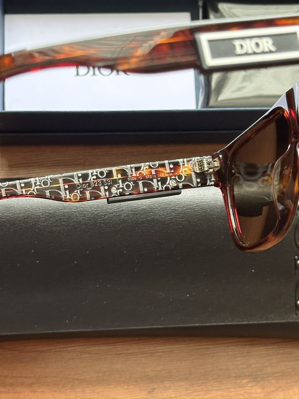 Dior Christian Dior B23 Havana Sunglasses Size ONE SIZE - 6 Thumbnail