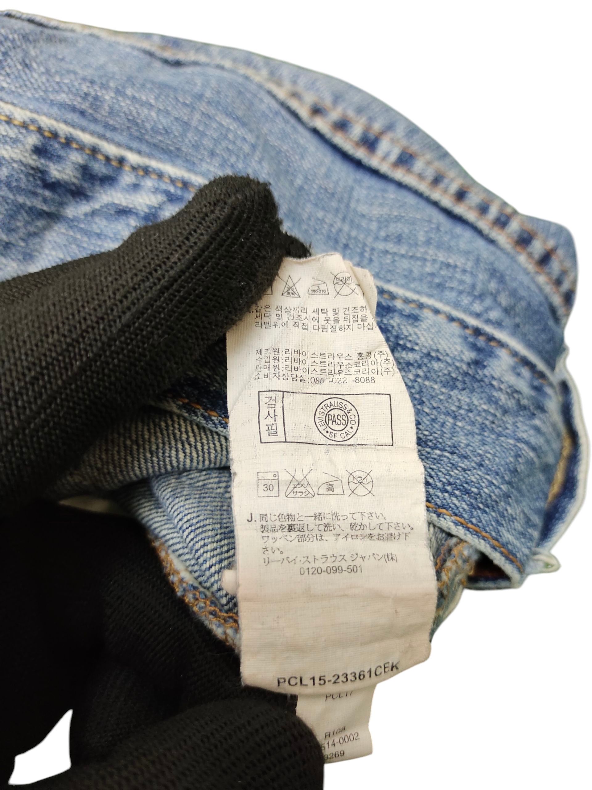 Kapital Vintage Y2k Levis Clawmark Distress Faded Denim Jeans Size US 30 / EU 46 - 14 Thumbnail