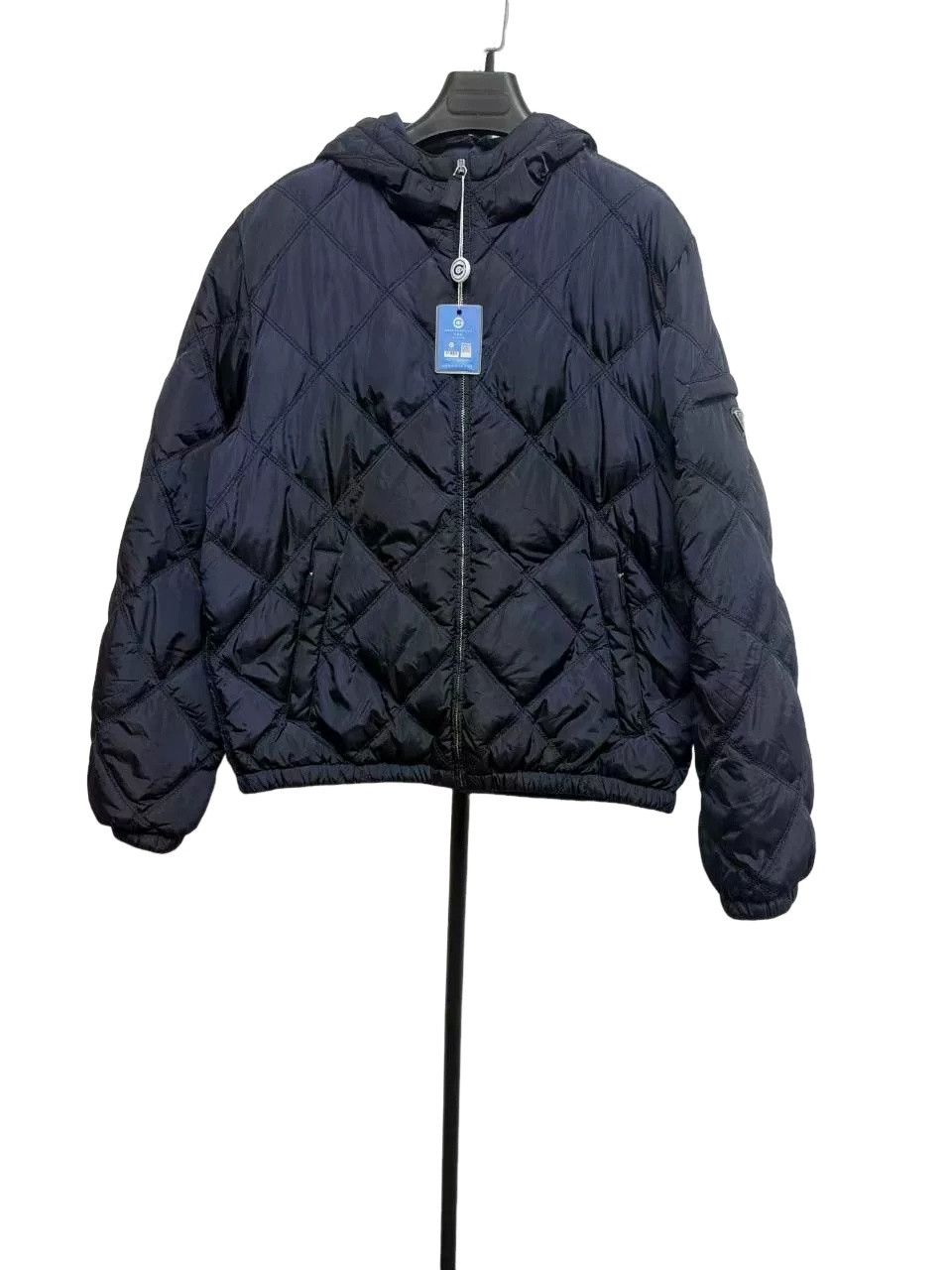 Prada Prada Diamond Quilted Down Jacket 50 Size US M / EU 48-50 / 2 - 1 Thumbnail
