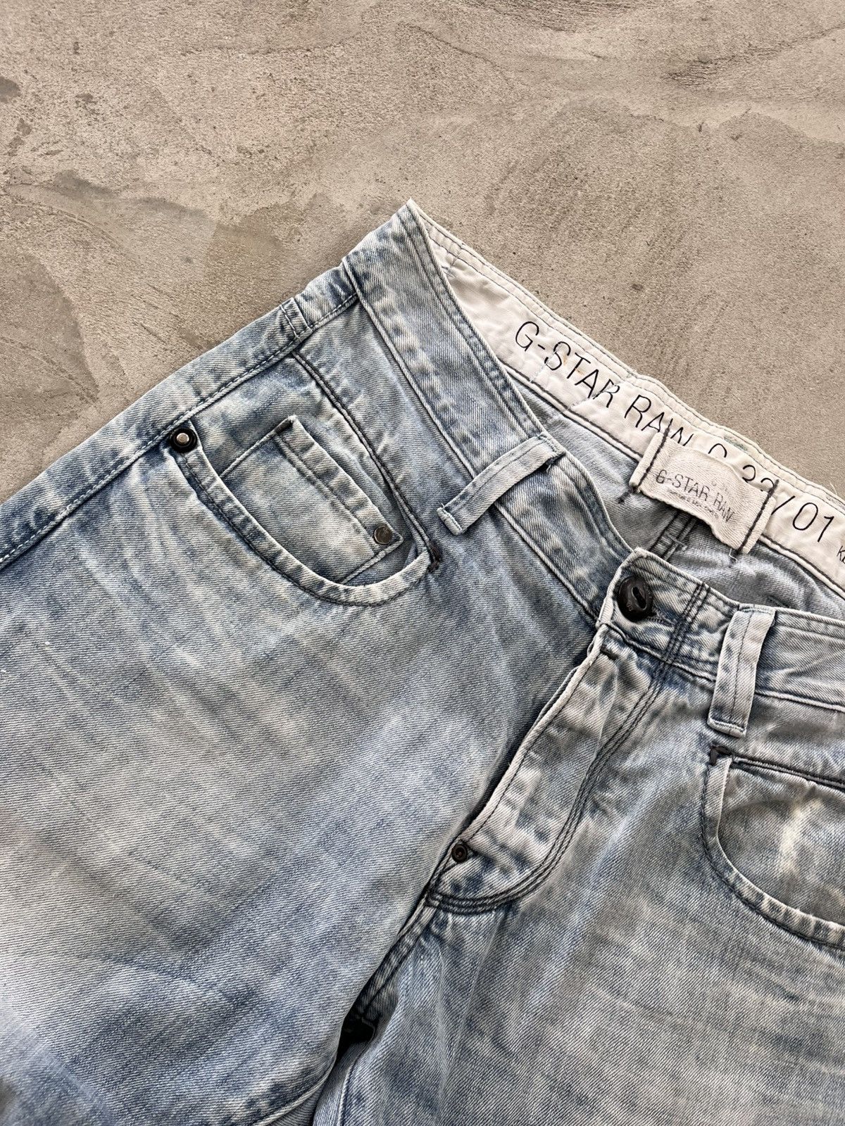 G-Star Vintage GStar Distressed Jeans 32/34 Light Blue Avantgarde Size US 32 / EU 48 - 9 Thumbnail