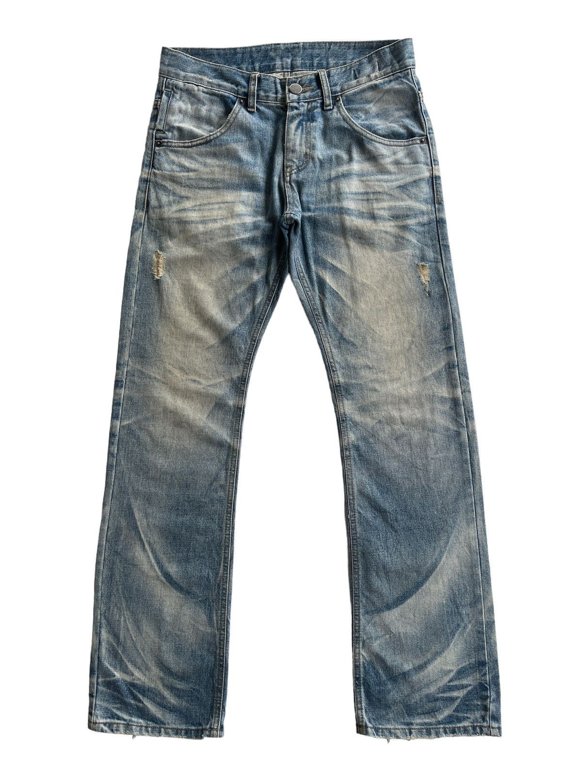 Japanese Brand Improves Distressed Mudd Denim Size US 32 / EU 48 - 1 Thumbnail
