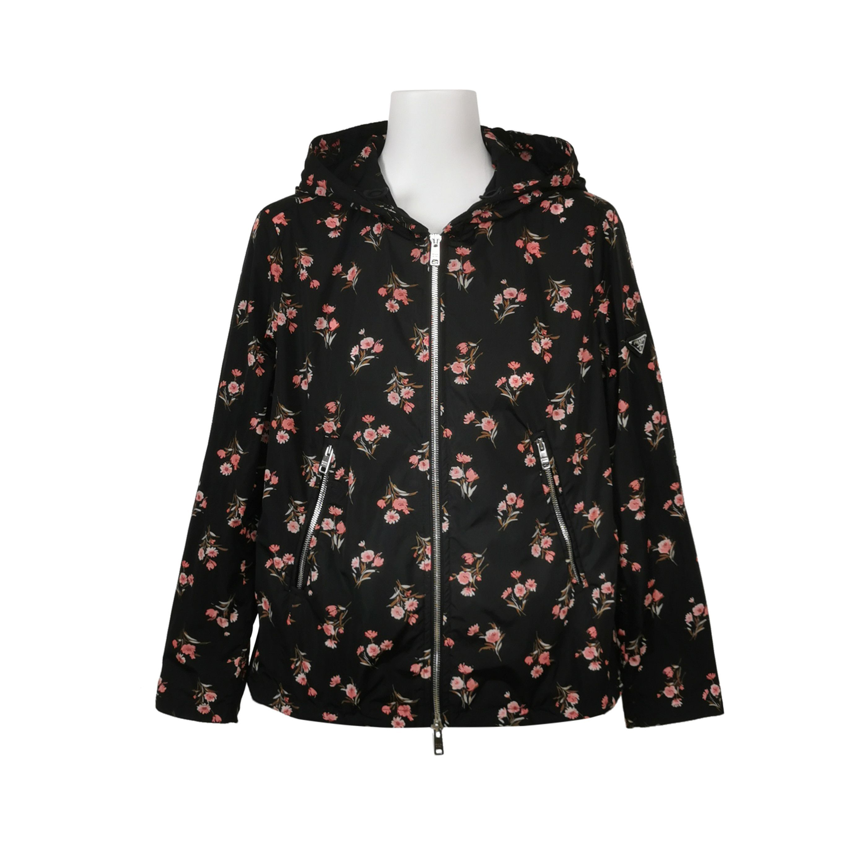 Prada Prada Floral Print Zip Hoodie Jacket . Size M / US 6-8 / IT 42-44 - 1 Thumbnail