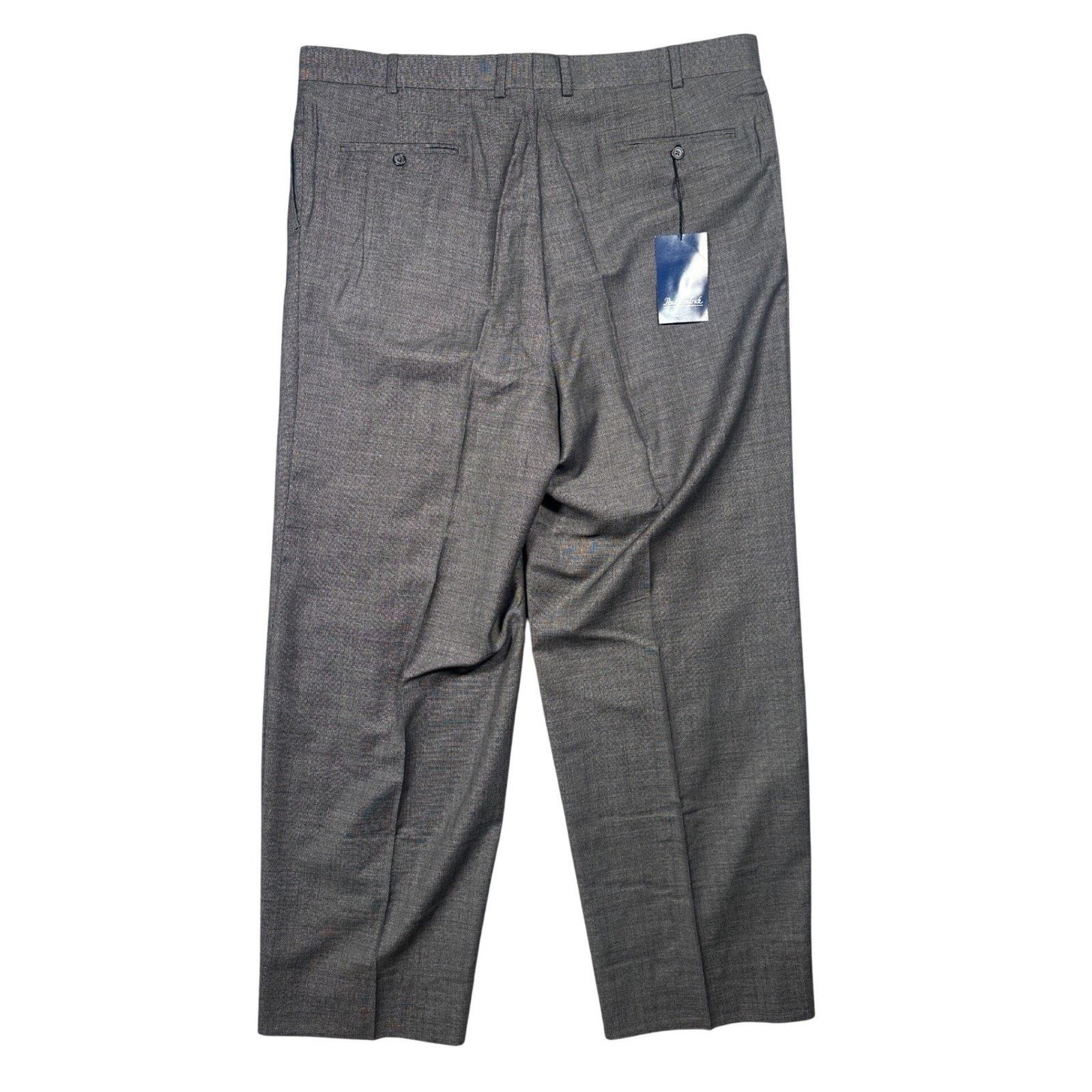 Paul Fredrick Paul Fredrick Suit Mens 48XL Grey Wool Cashmere 3-Piece Size 48L - 6 Thumbnail