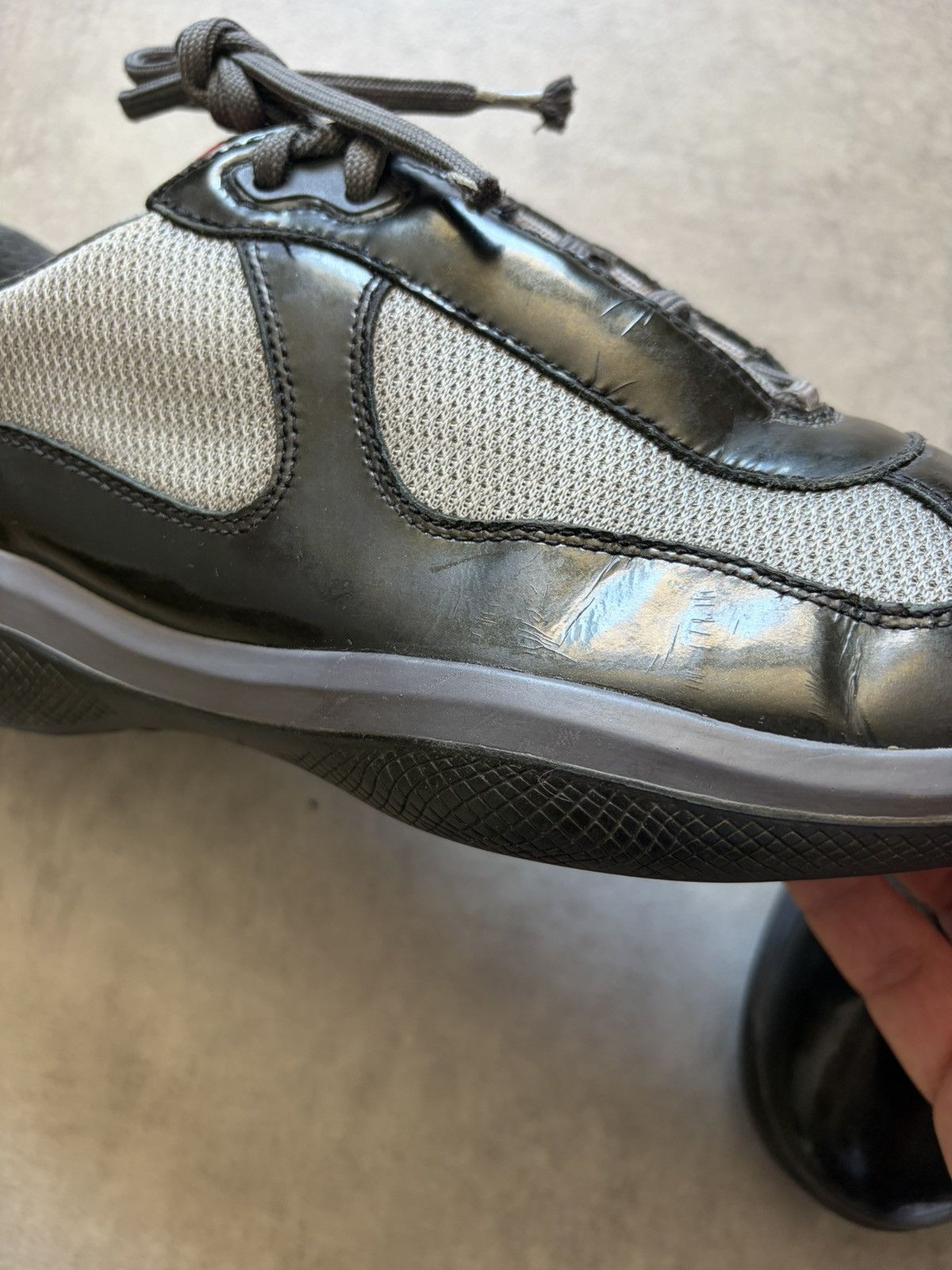 Prada Prada Americas Cup Low Patent Leather OG Size US 9 / EU 42 - 9 Thumbnail