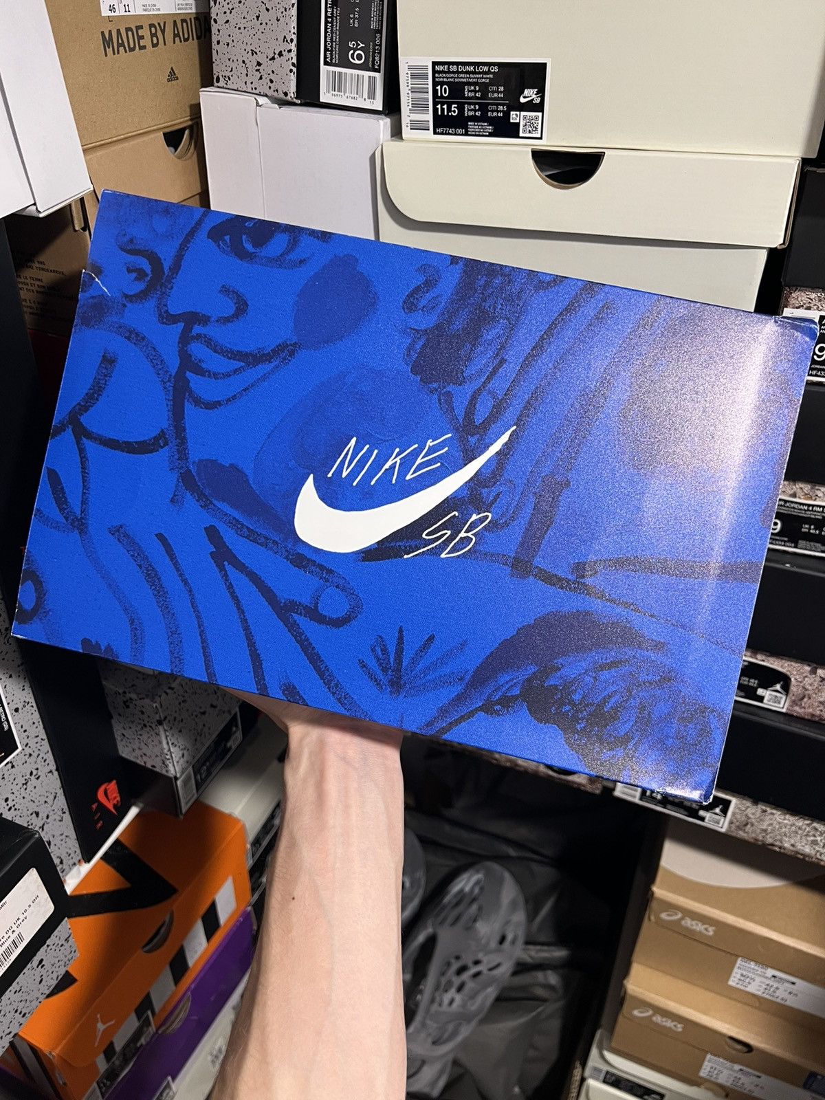 Nike NIKE SB DUNK LOW X THERE SKATEBOARDS SPECIAL BOX SIZE 5.5 DS | Grailed